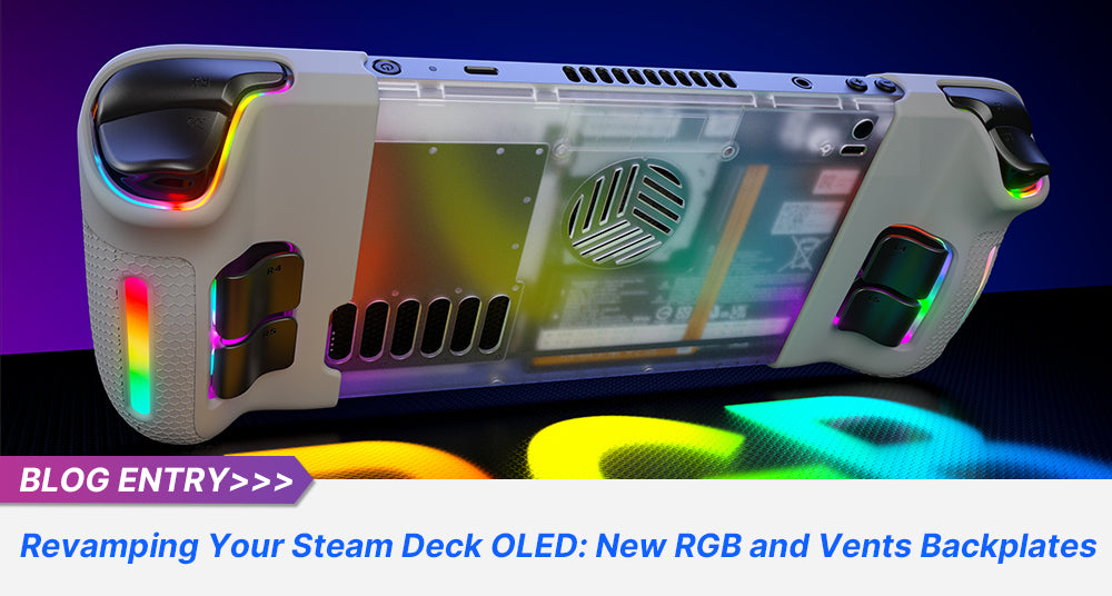 Revamping Your Steam Deck OLED: Introducing New RGB and Cooling Backplates
