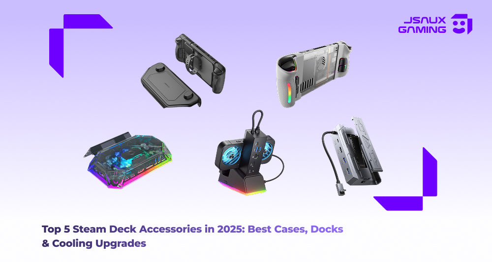 Top 5 Steam Deck Accessories in 2025: Best Cases, Docks & Cooling Upgrades