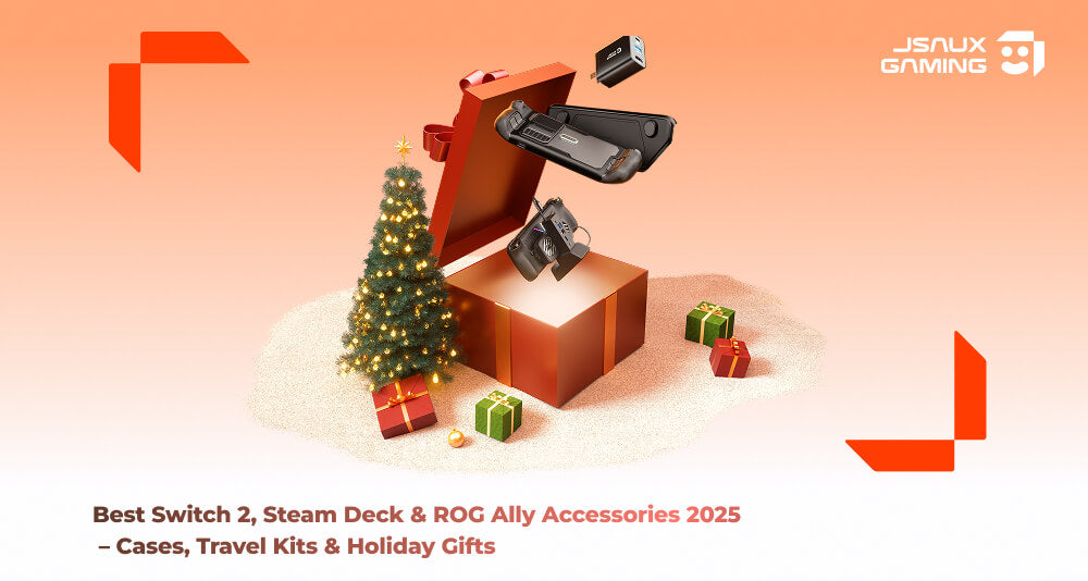 Best Switch 2, Steam Deck & ROG Ally Accessories 2025 – Cases, Travel Kits & Holiday Gifts