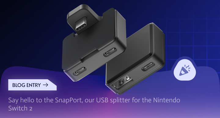 Say hello to the SnapPort, our USB splitter for the Nintendo Switch 2