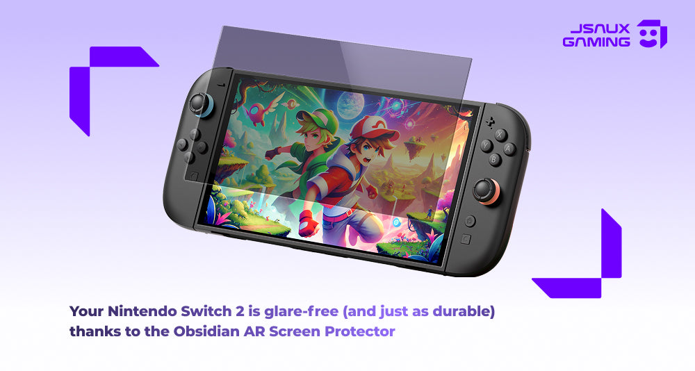 Your Nintendo Switch 2 is glare-free (and just as durable) thanks to the Obsidian AR Screen Protector