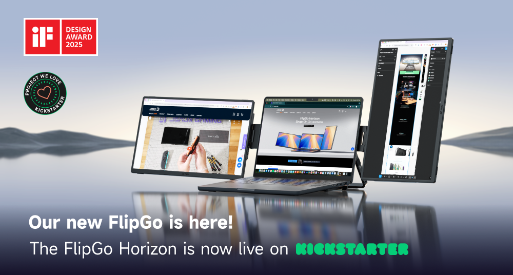 Our new FlipGo is here! The FlipGo Horizon is now live on Kickstarter!