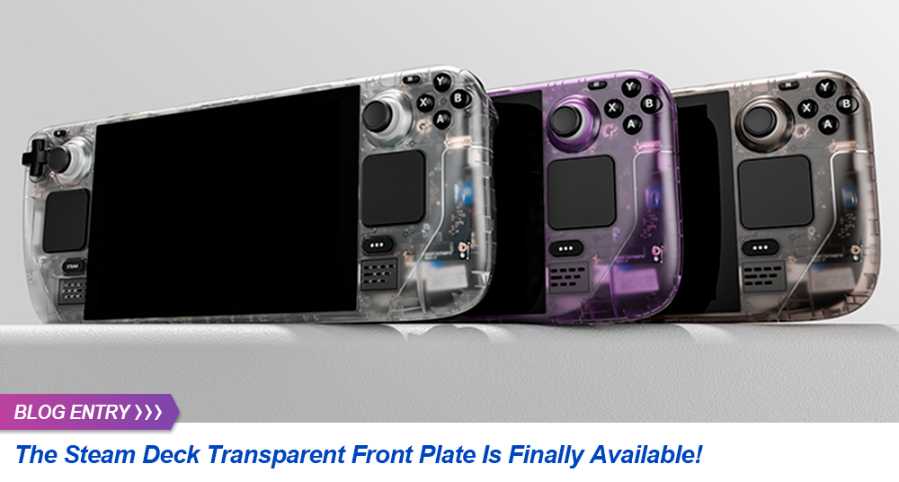 The Steam Deck Transparent Front Plate Is Finally Available!
