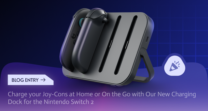 Nintendo Switch 2用の新しい充電ドックで、自宅でも外出先でも