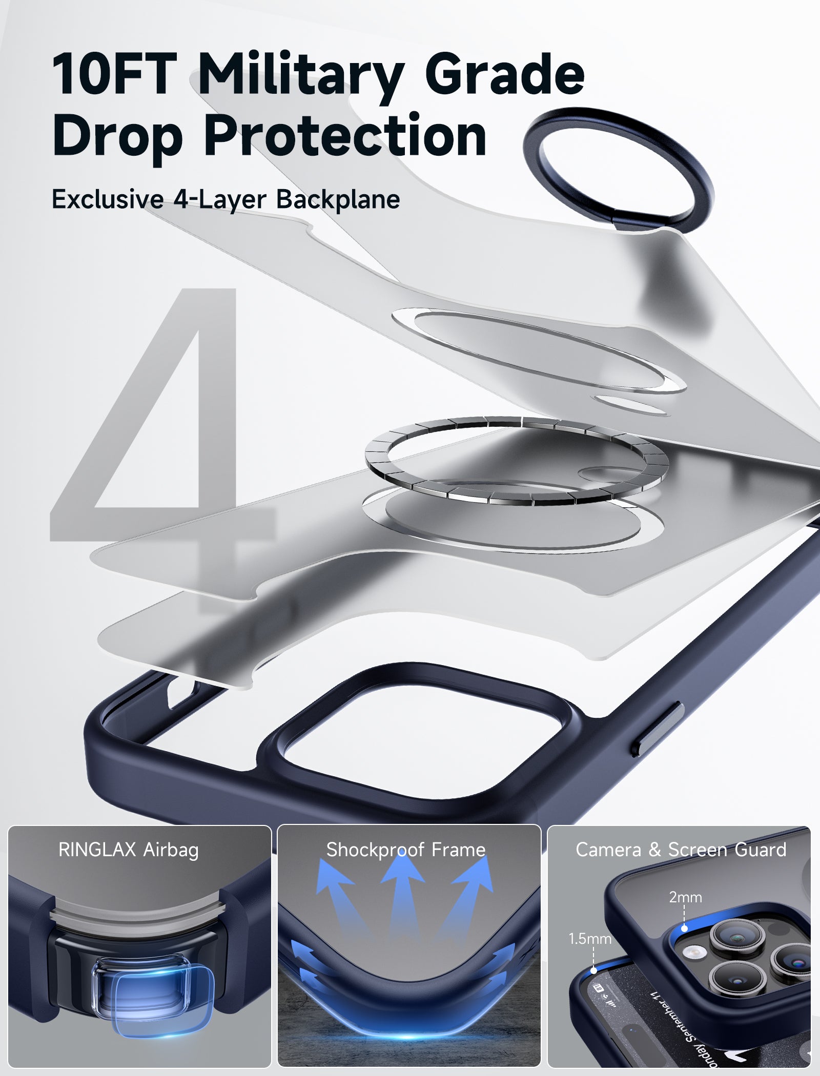 RingLax iPhone 15 系列保护壳