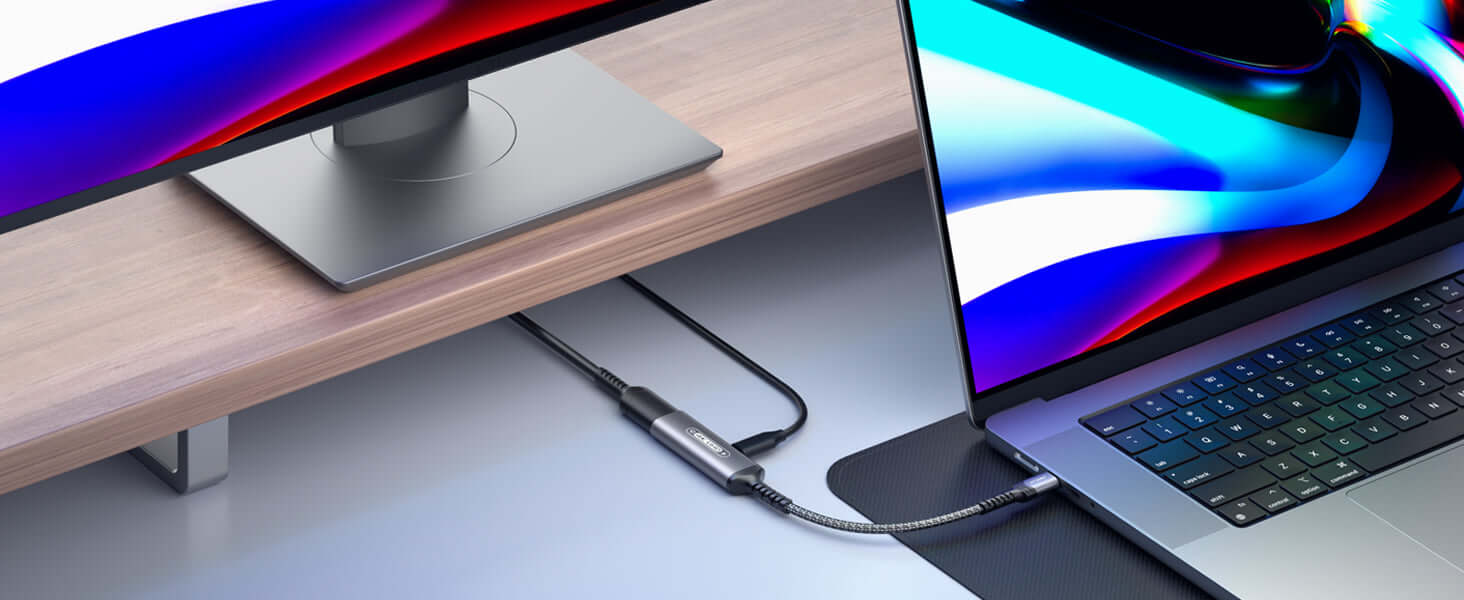 2-in-1 USB-C to 4K@60Hz HDMI Charging Adapter