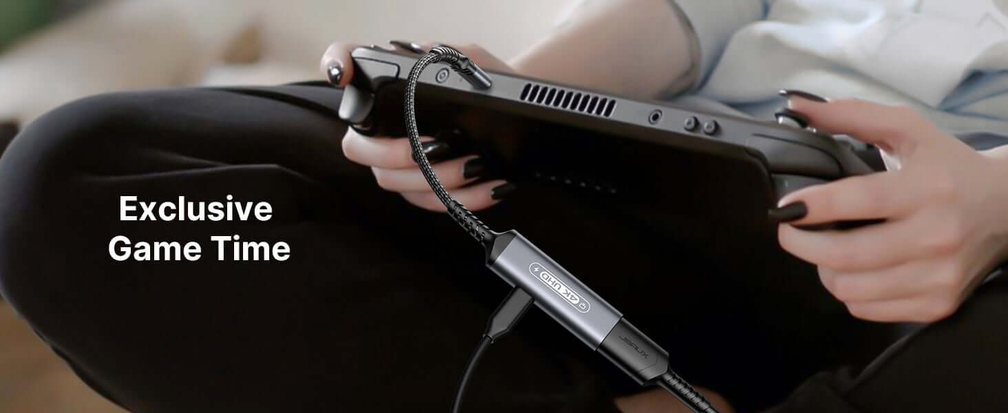 2-in-1 USB-C to 4K@60Hz HDMI Charging Adapter