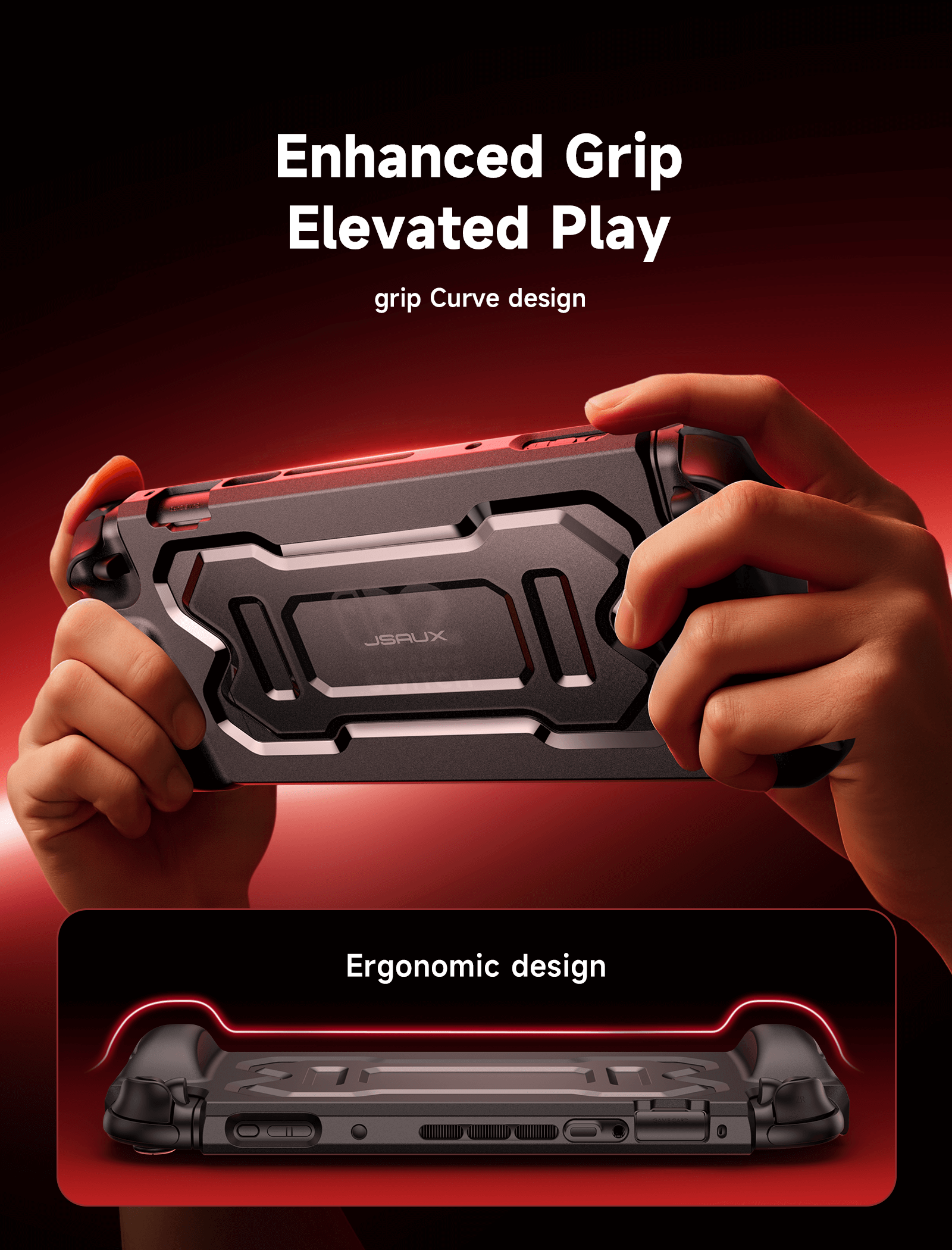 Ergonomic Battle Armor Protective Case for Switch 2
