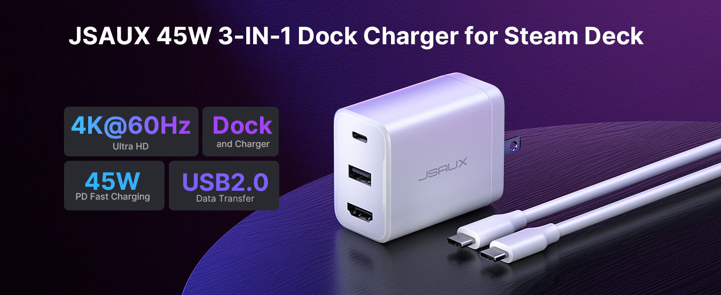 3-in-1 45W Charger Dock