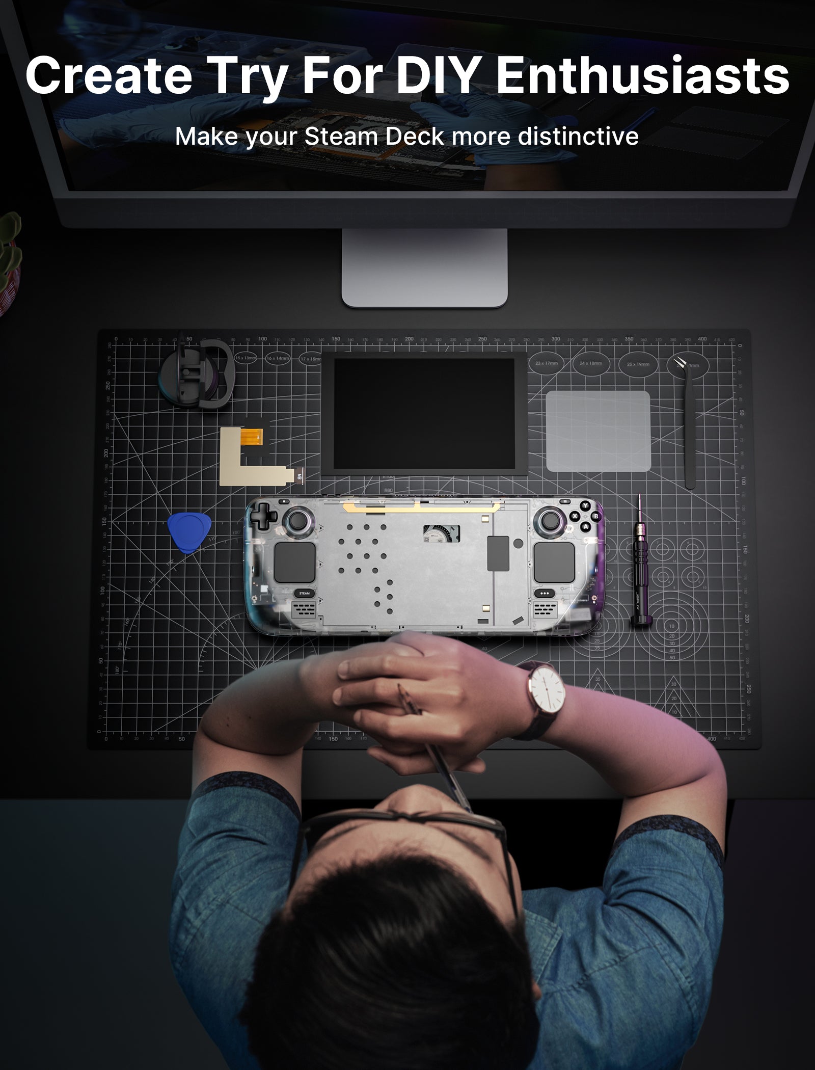 #style_front cover & rgb back plate & silicone grip (for lcd)