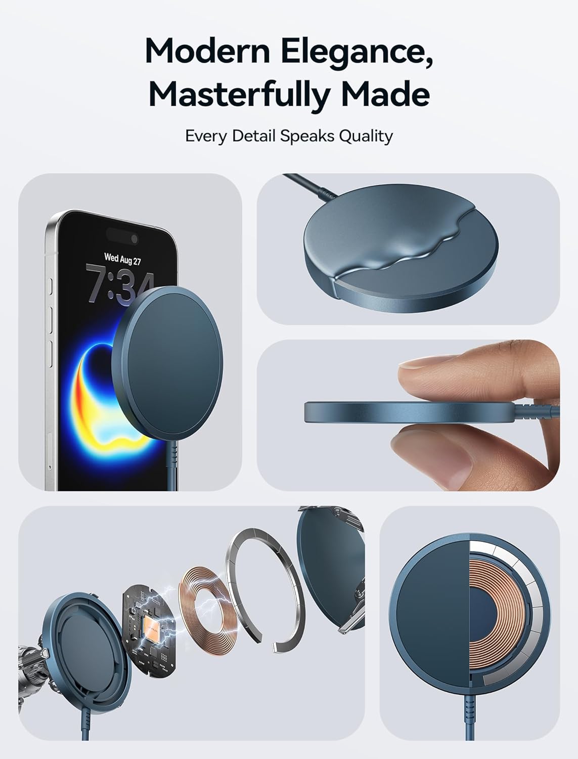 磁気ワイヤレス充電器