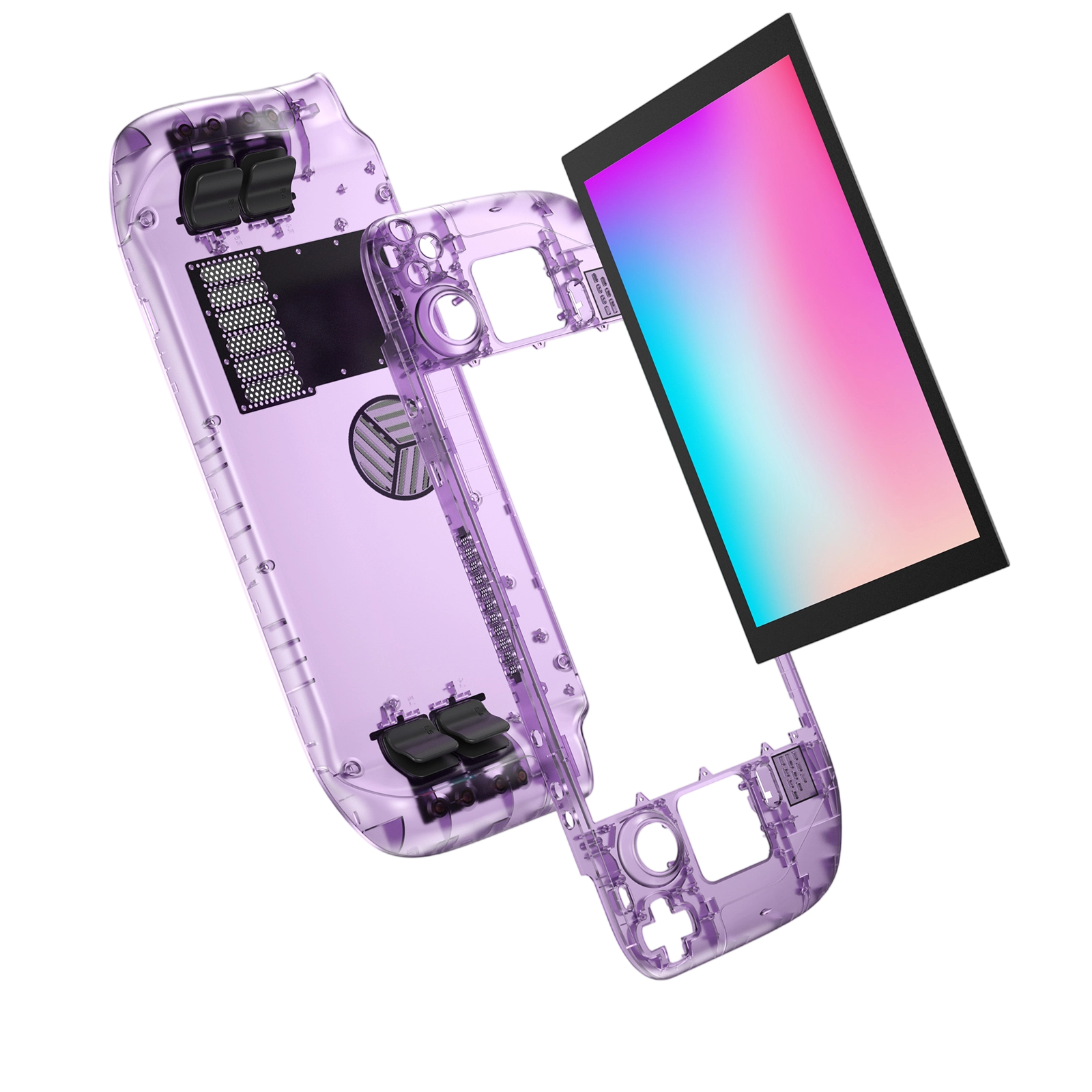#style(not for oled)_front cover & back plate vents & anti-glare screen