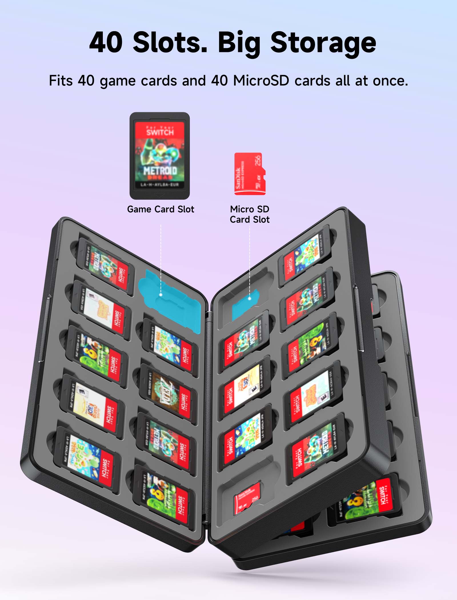 Game Card Case 40 for Switch 2