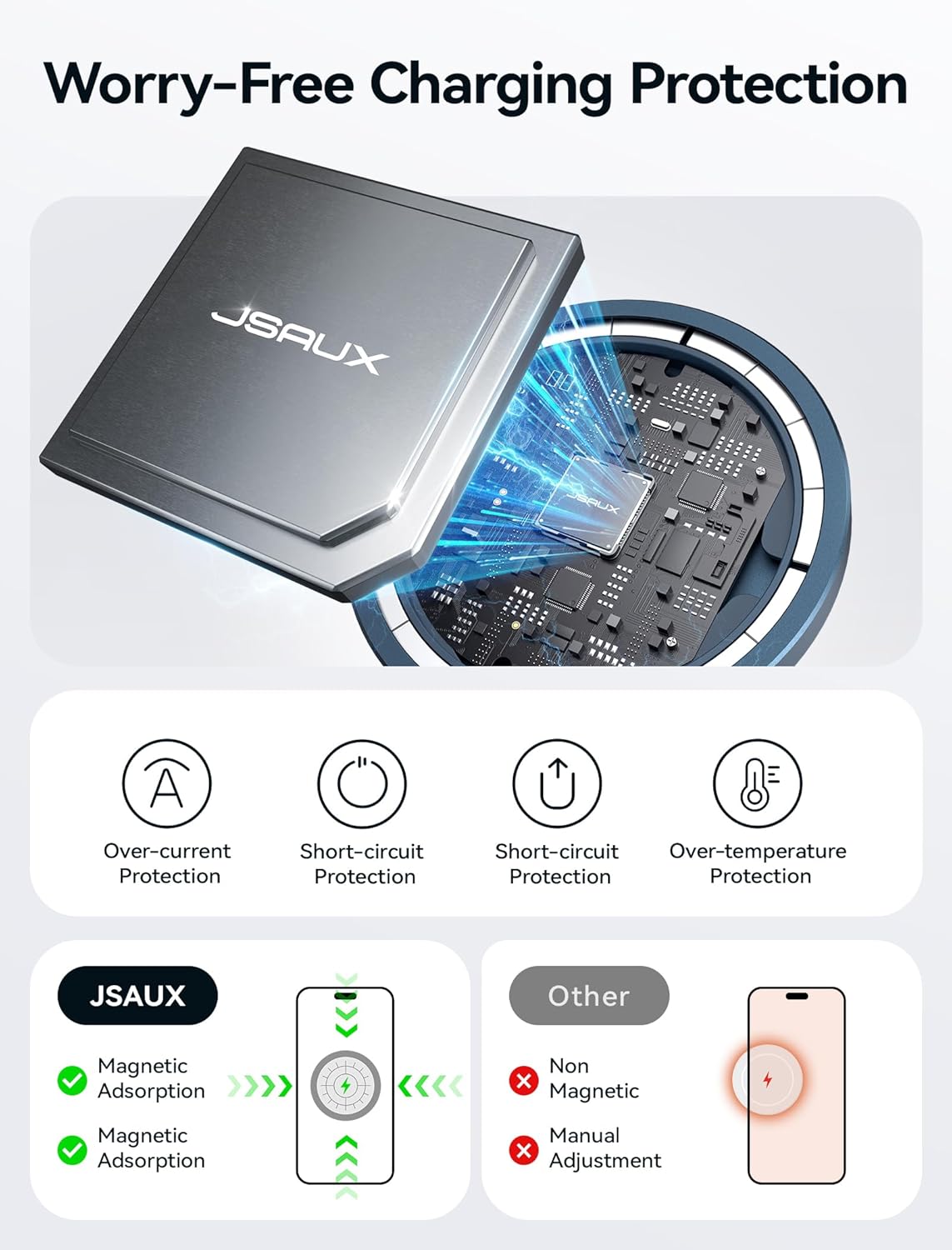 磁気ワイヤレス充電器