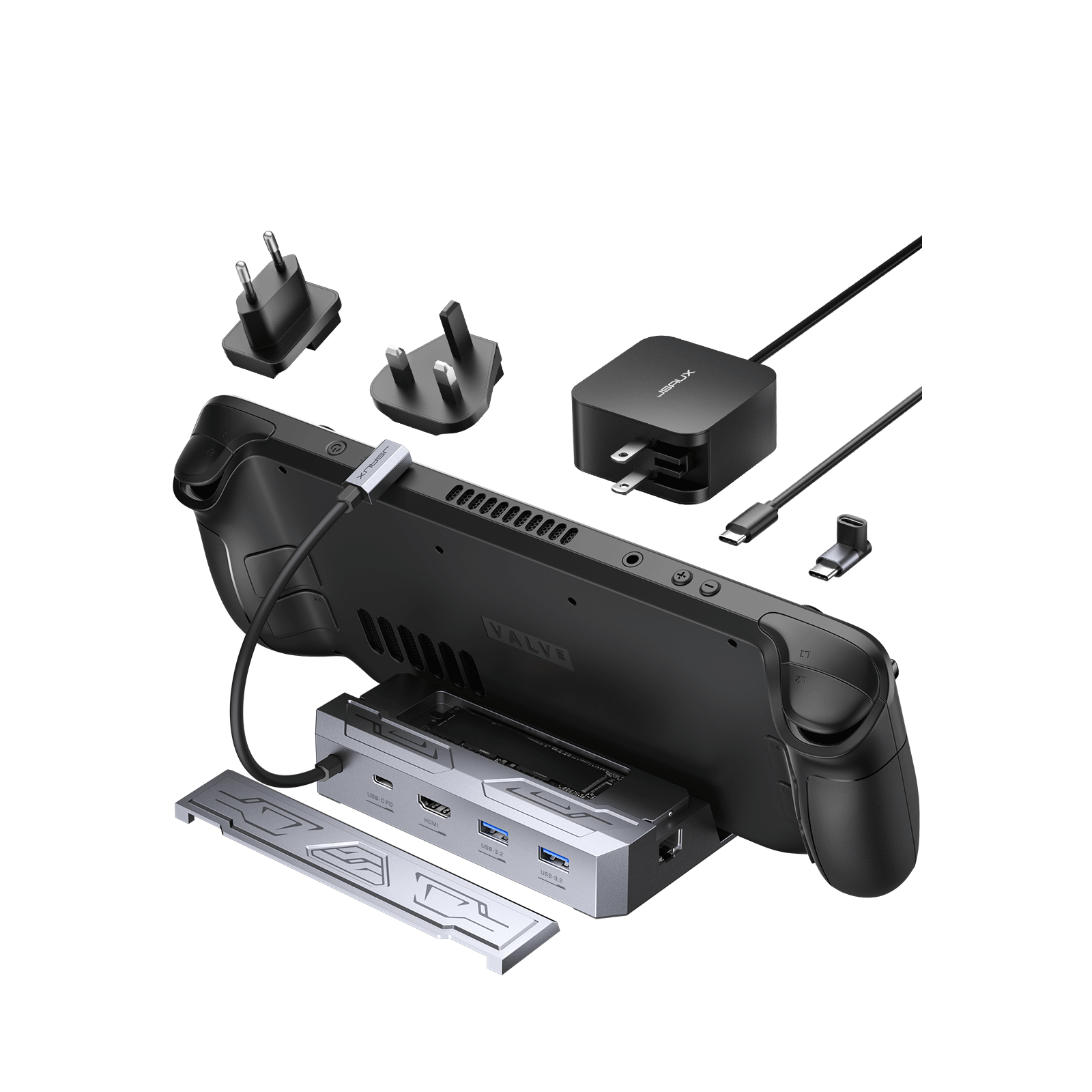 6-in-1 Docking Station with M.2 SSD Enclosure