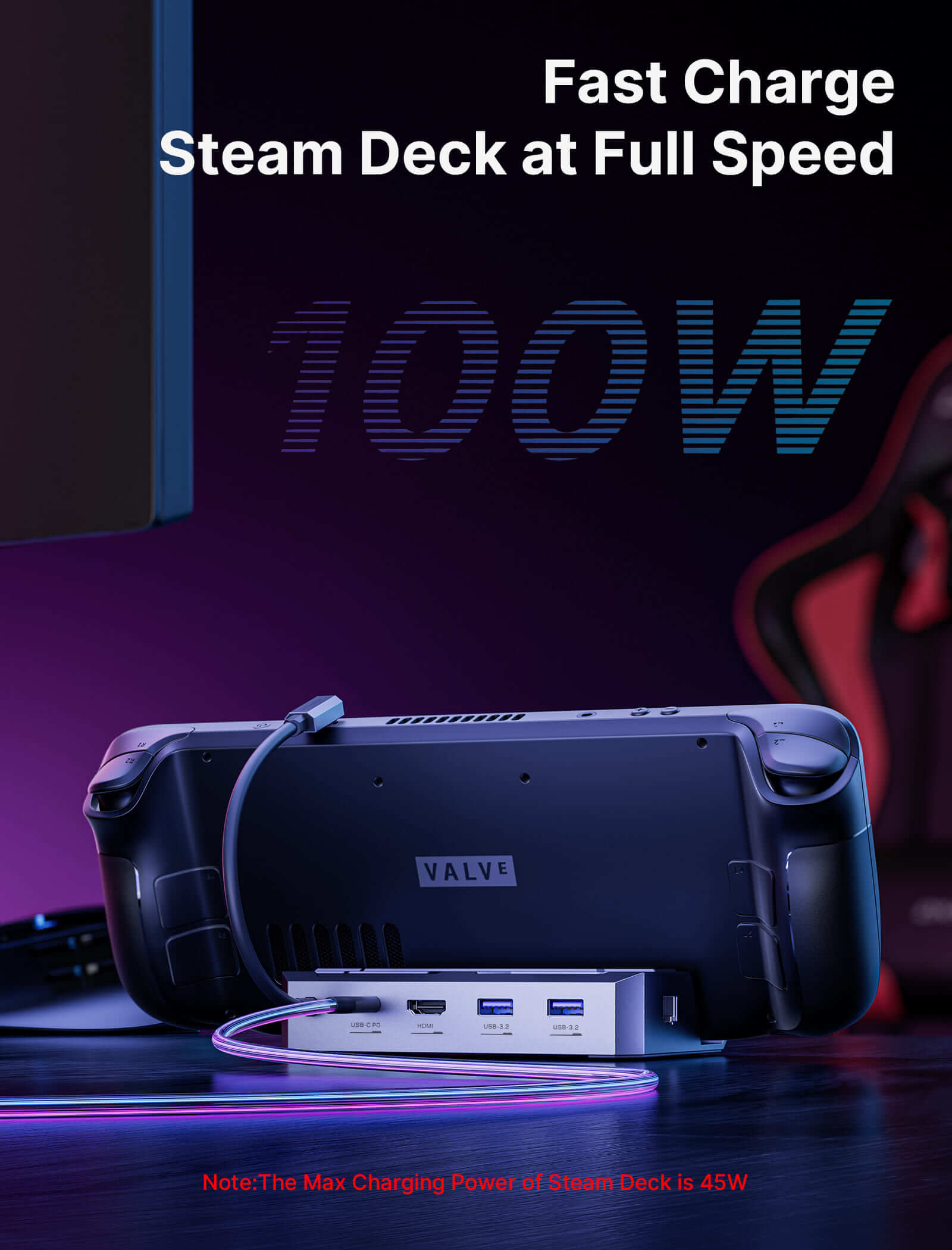6-in-1 Docking Station with M.2 SSD Enclosure