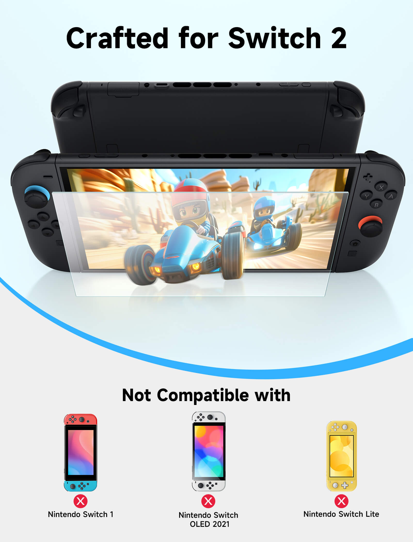 Anti-Glare Screen Protector for Switch 2
