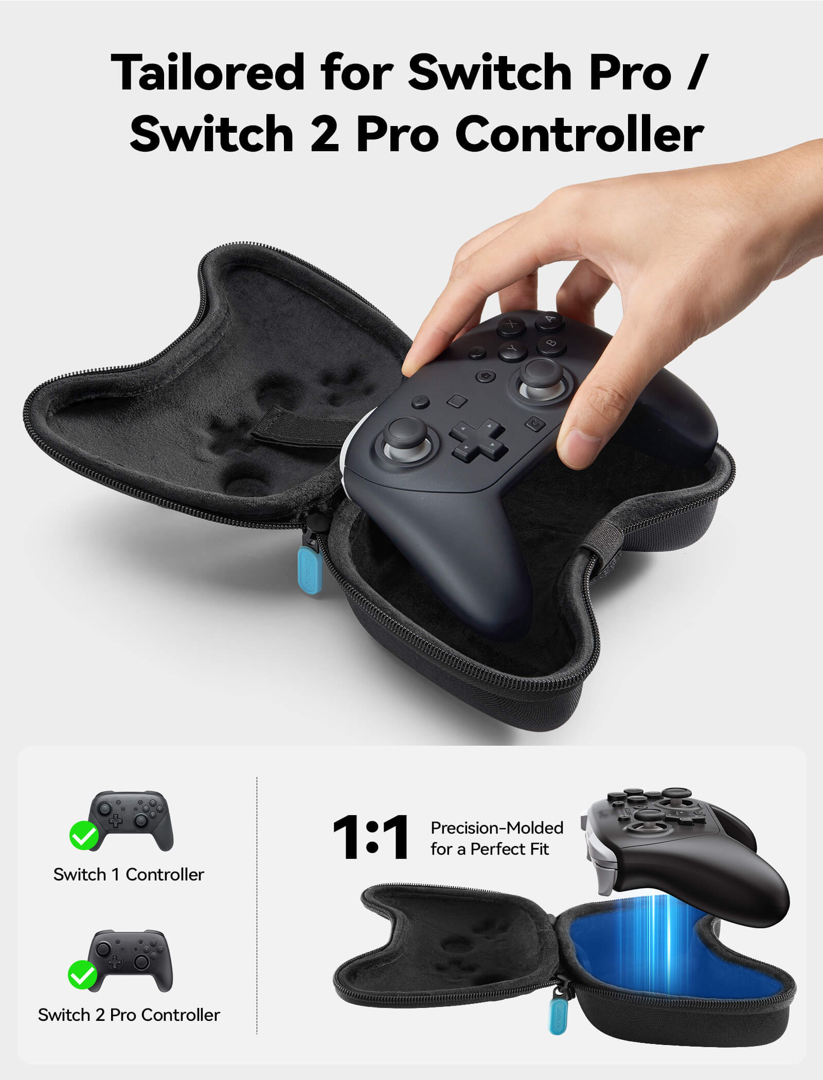 ProFit Controller Case for Switch Pro & Switch 2 Pro Controller