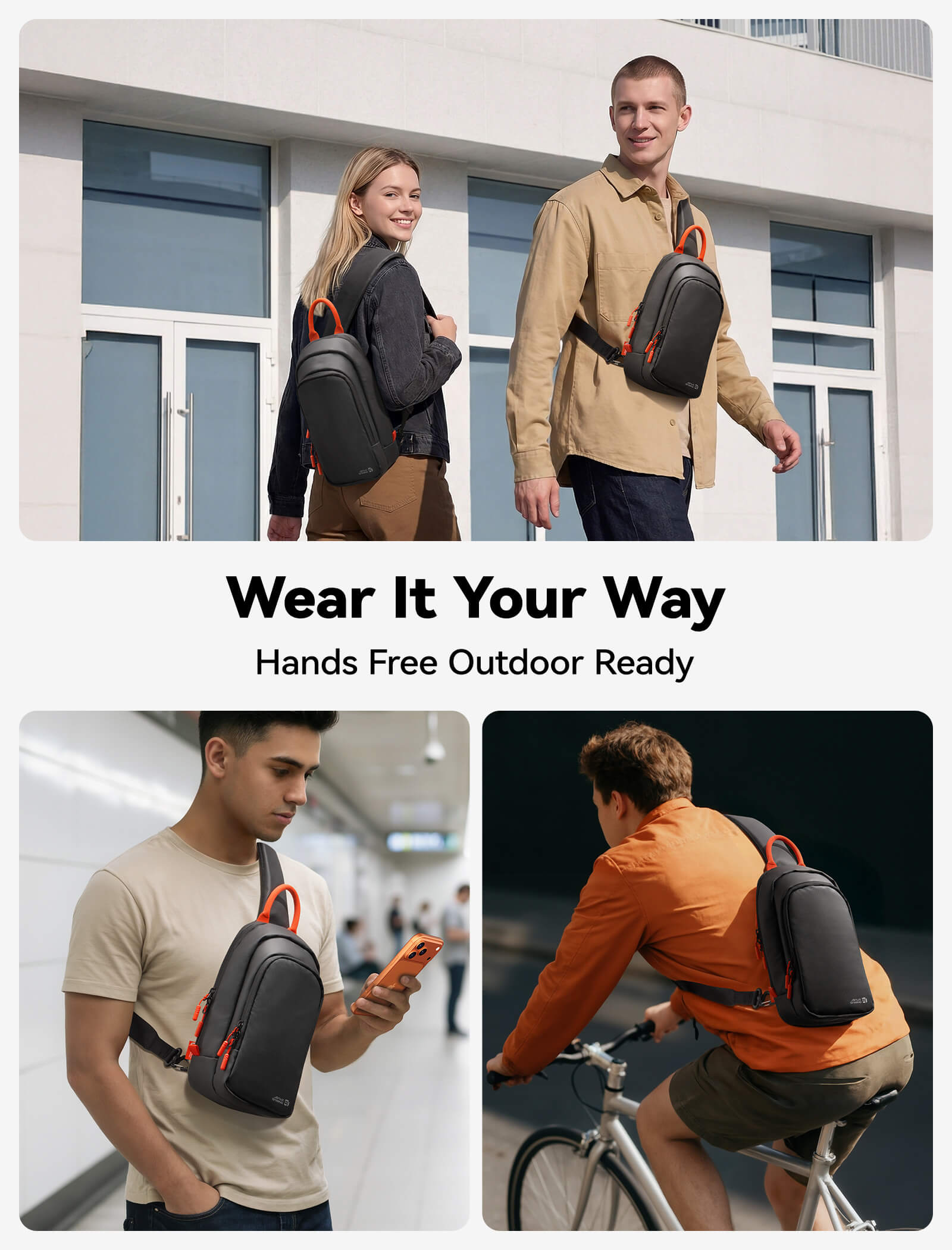 Crossbody Sling Bag for Handheld Consoles