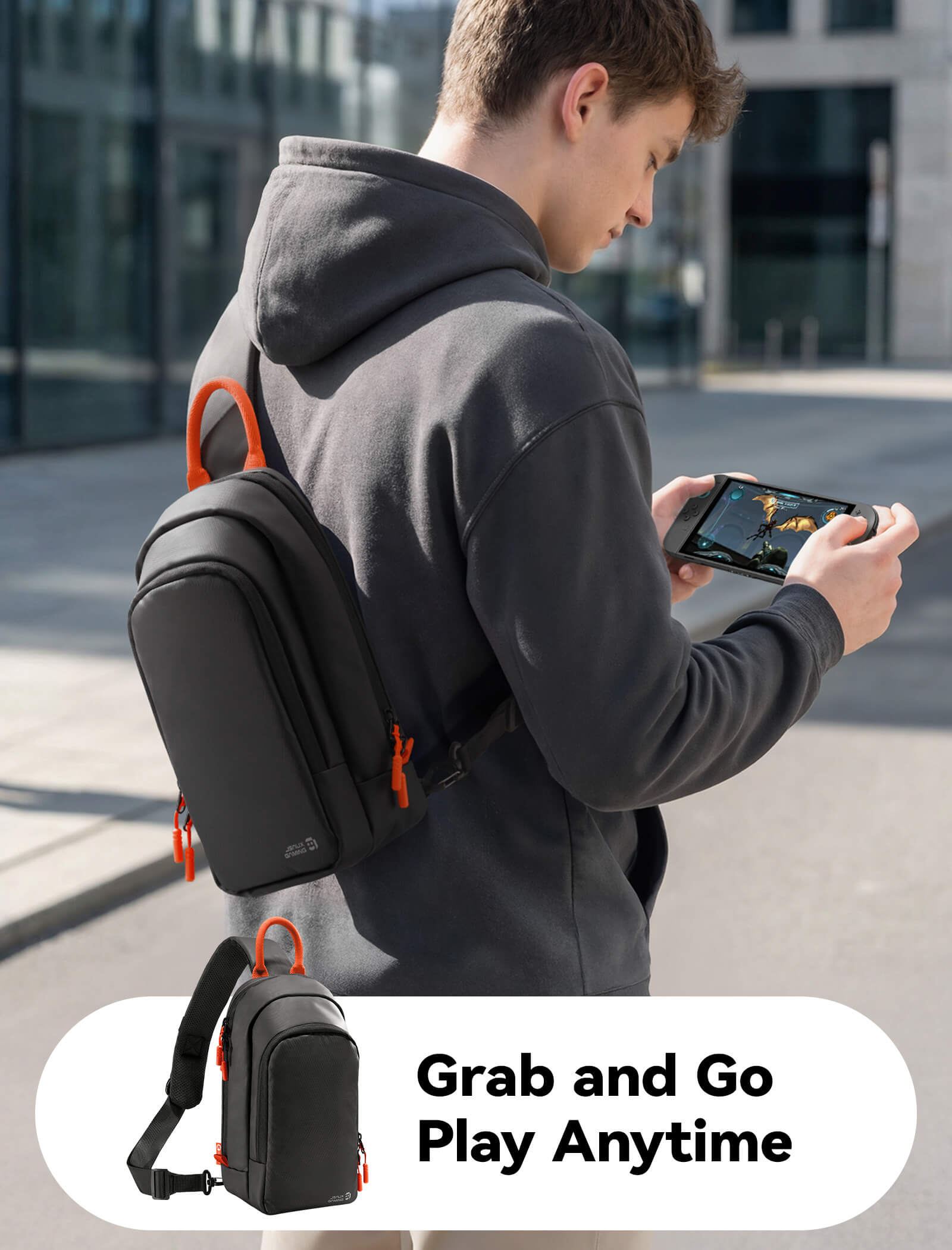 Crossbody Sling Bag for Handheld Consoles