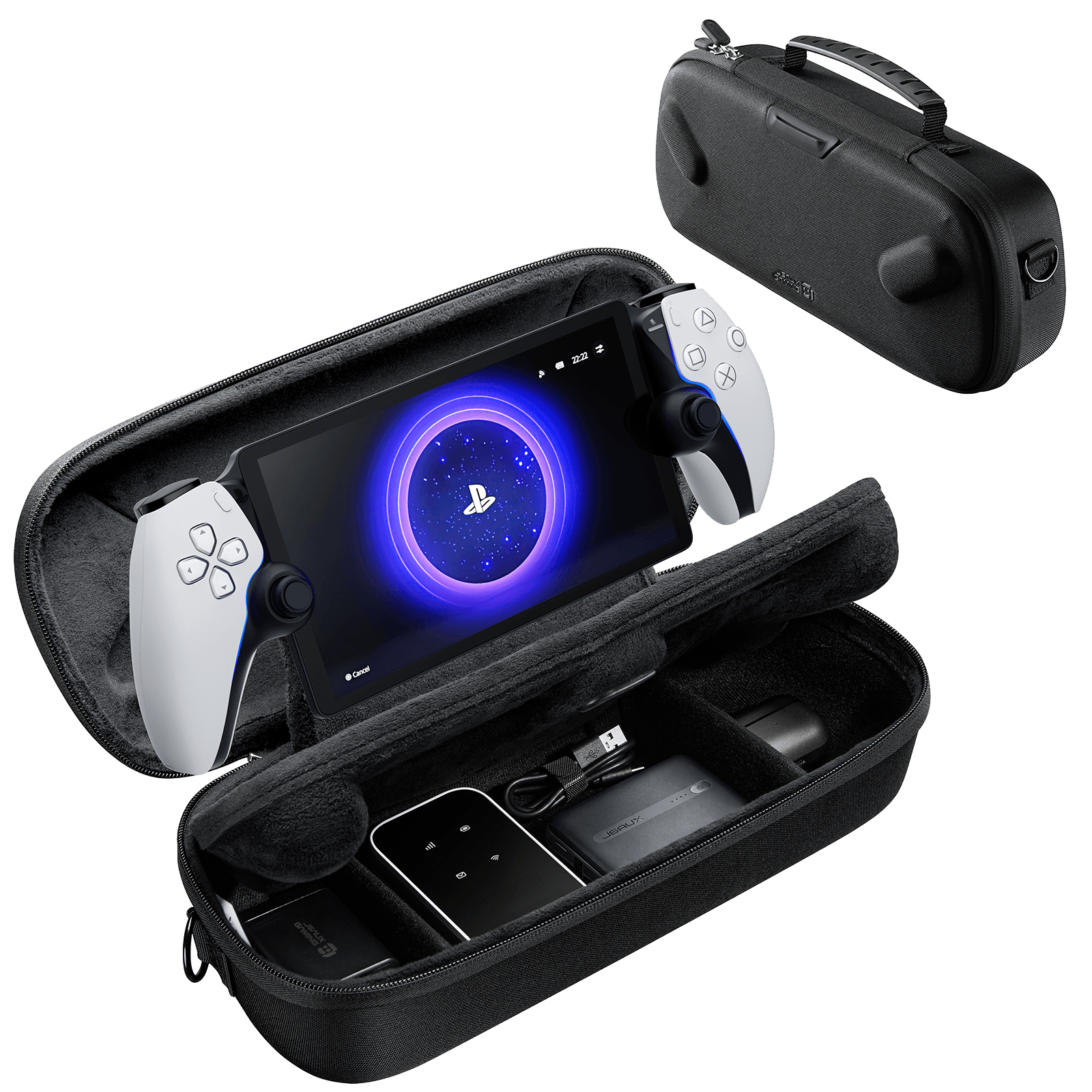 PlayStation Portal Travel Case with Double-Layer Storage | JSAUX