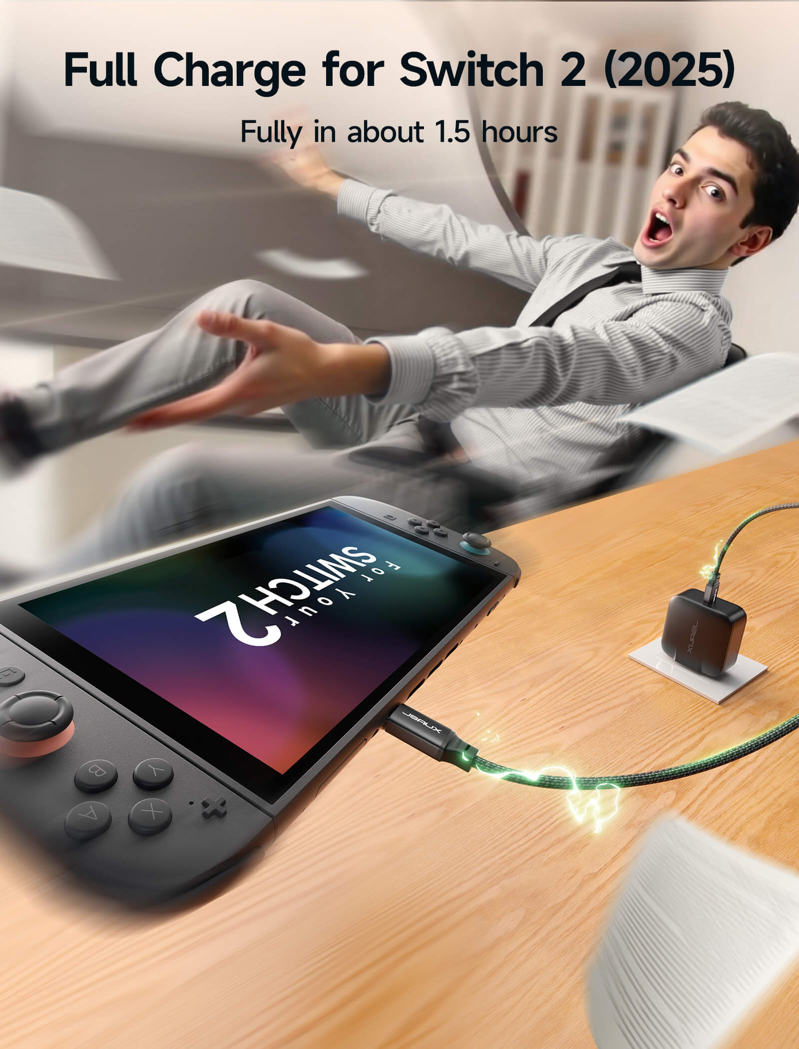 #Style_65w usb-c charger for flipgo lite 15.6"