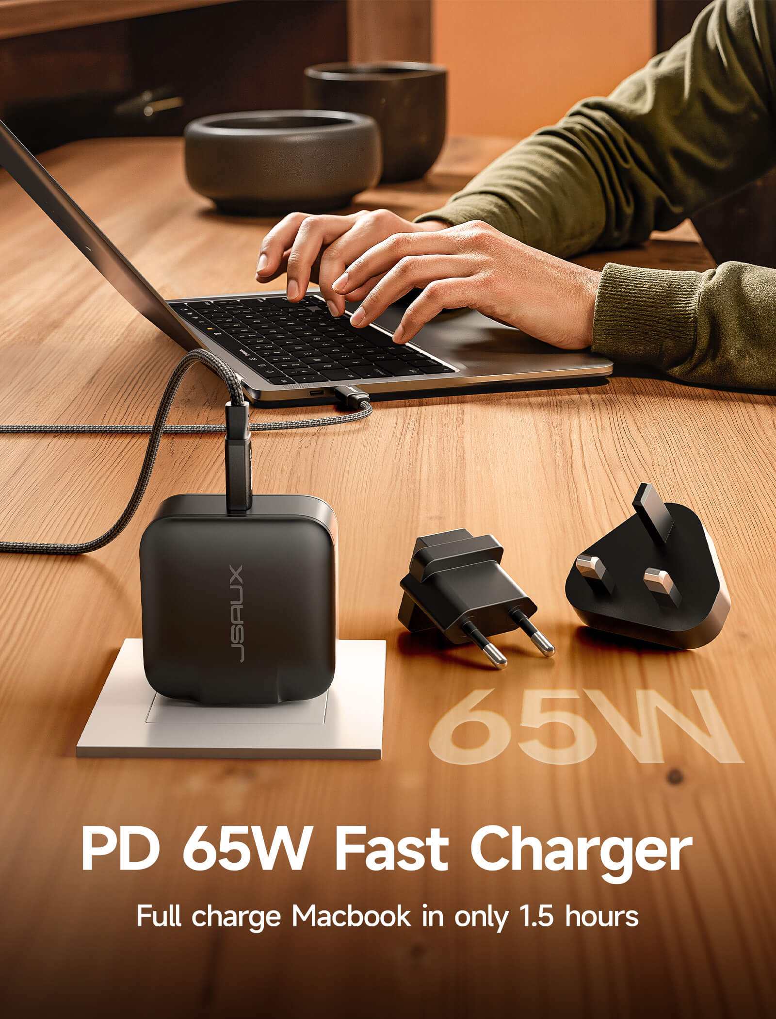 #style_black dock & 65w charger set