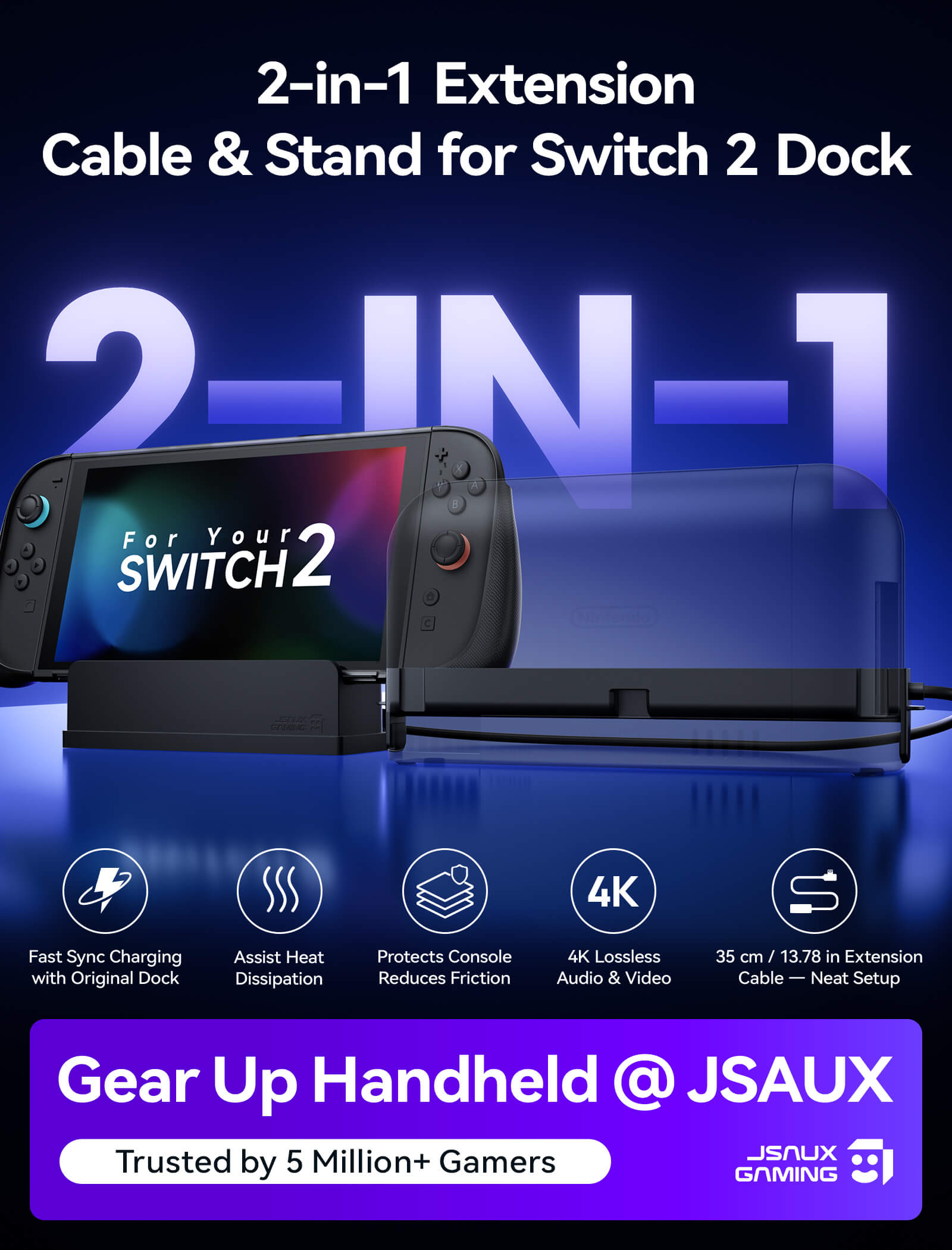 Dock Adapter Stand for Switch 2