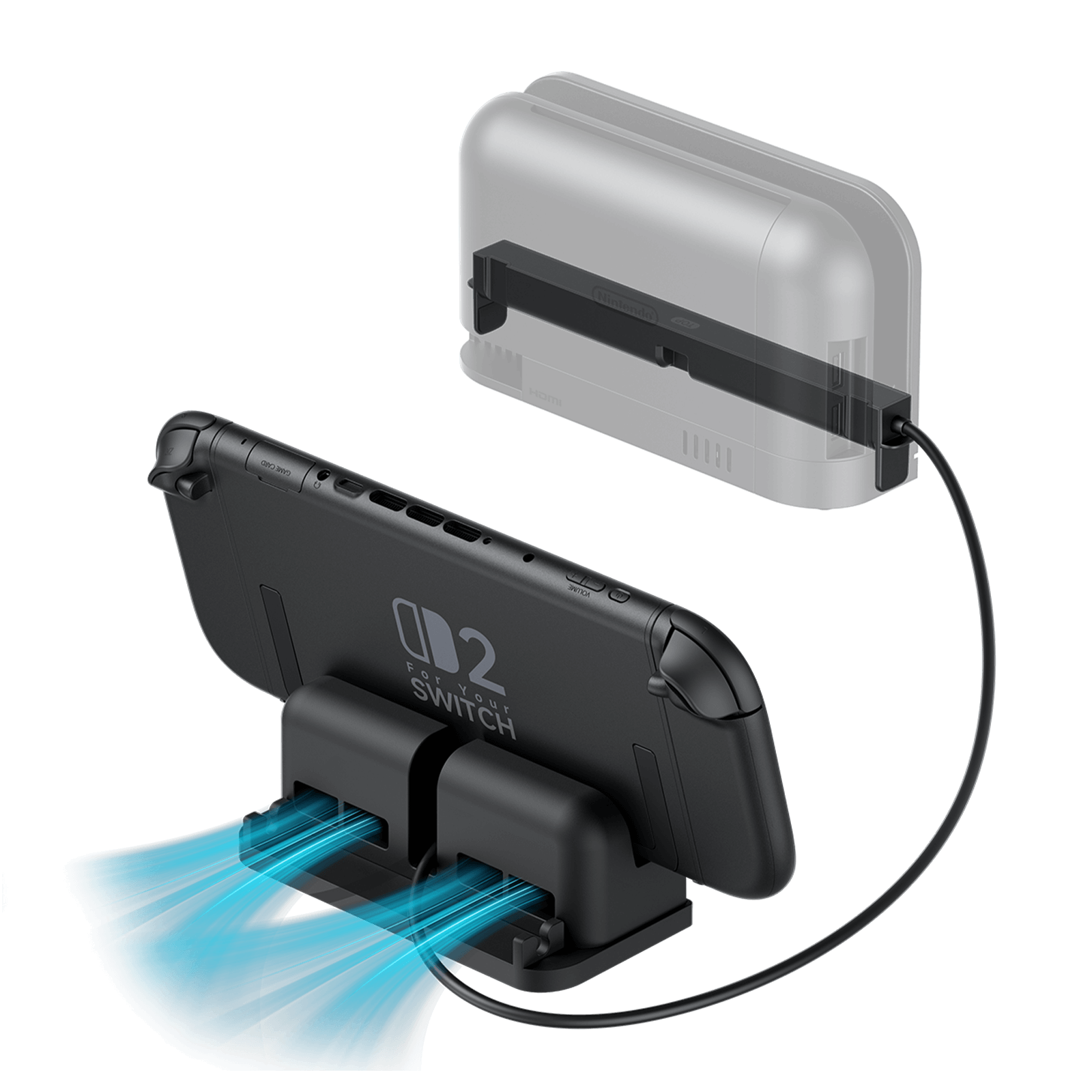 Switch 2用ドックアダプタースタンド