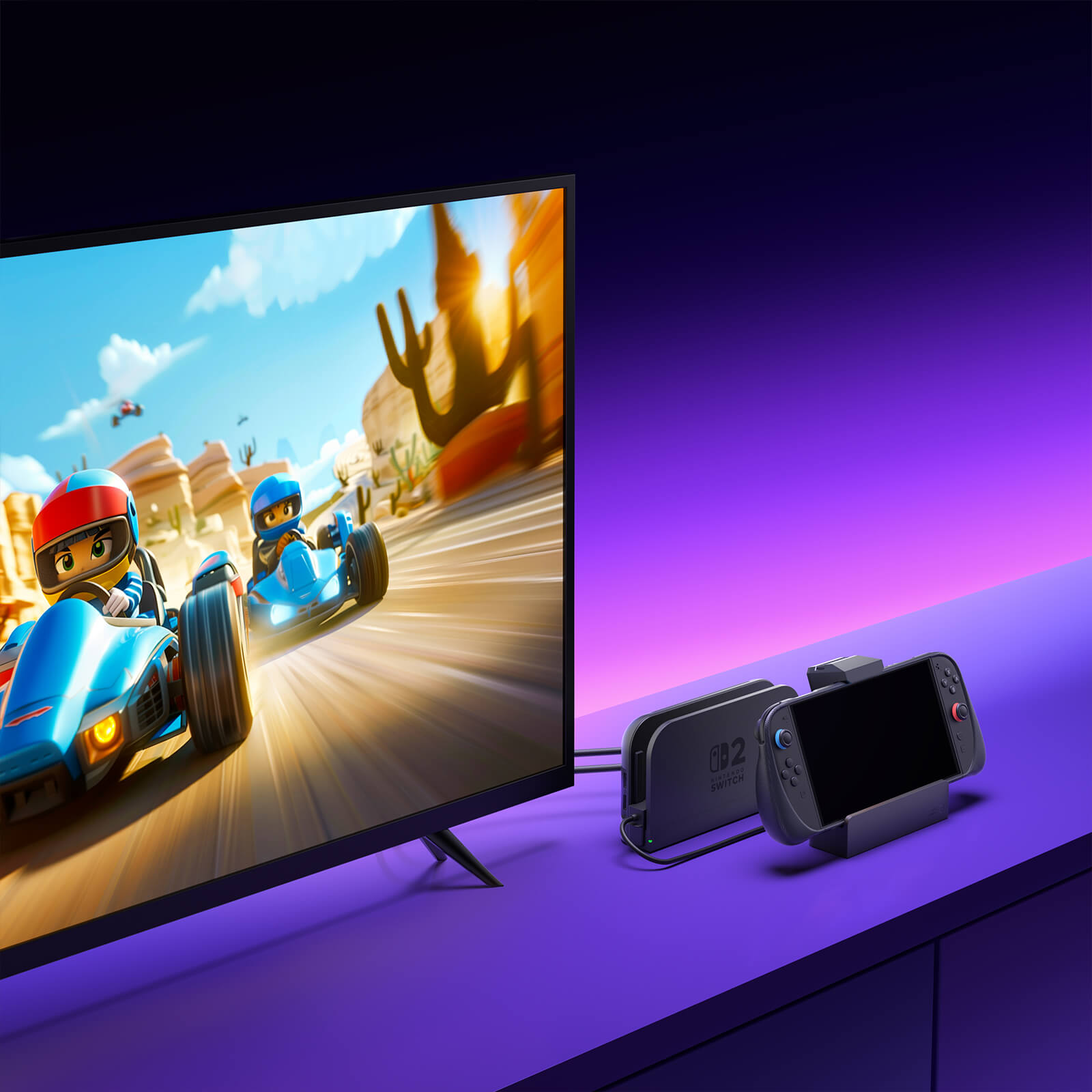 Switch 2用ドックアダプタースタンド