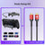 Desk setup kit with 6-in-1 docking station and 8K HDMI cable for handheld consoles #model_desk setup kit