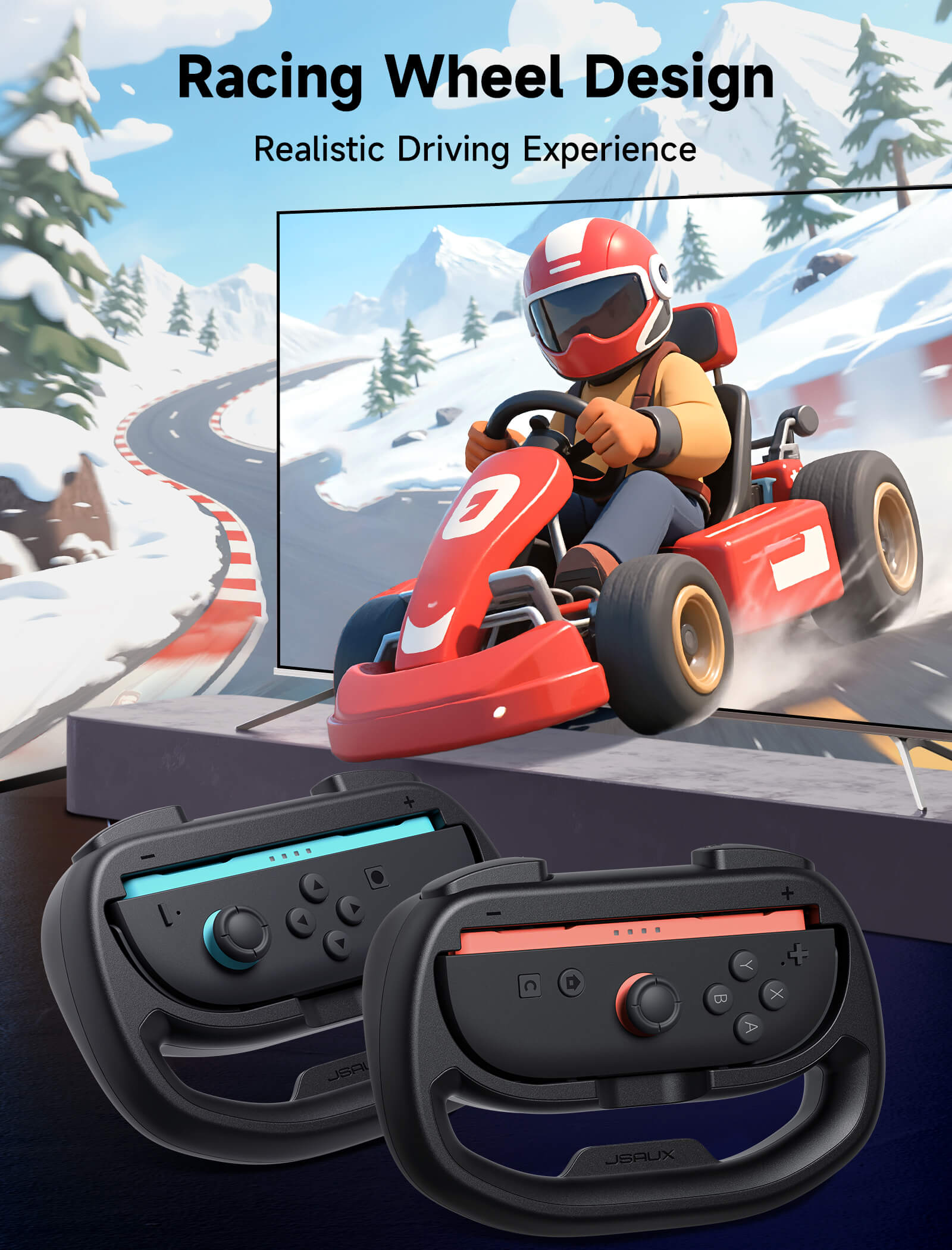 Switch 2 赛车方向盘