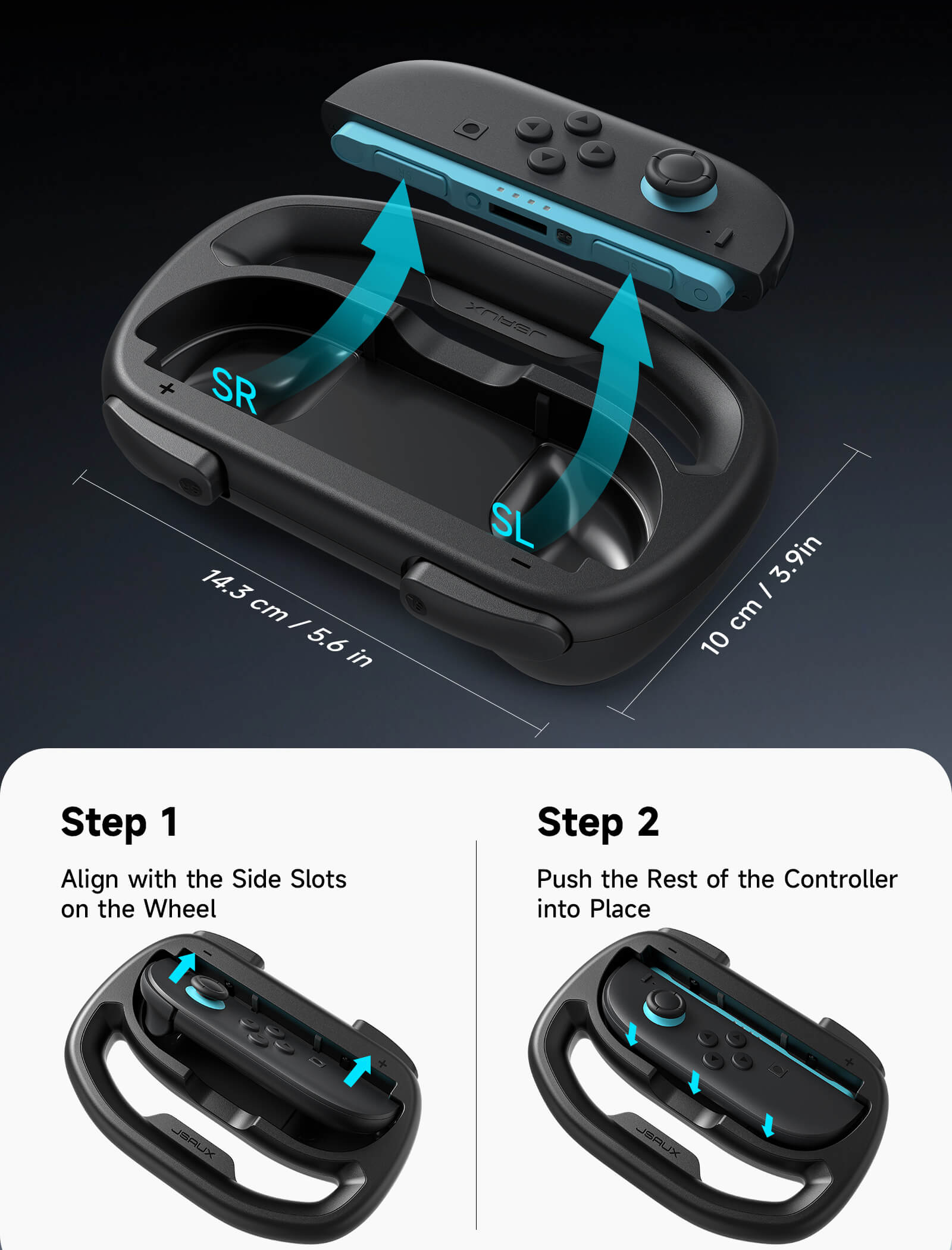 Racing Steering Wheel for Switch 2