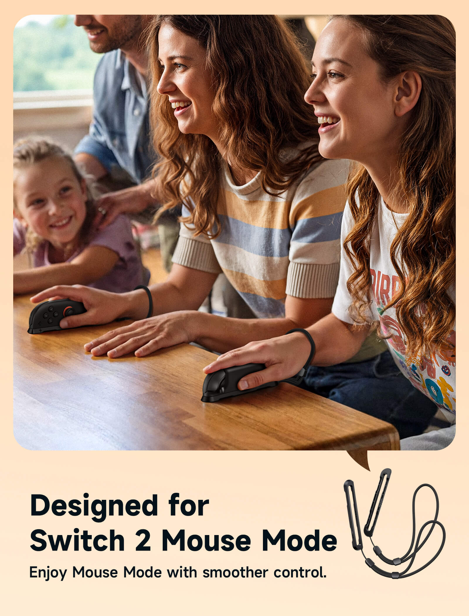 Joy-Con Mouse Mode Wrist Strap for Switch 2