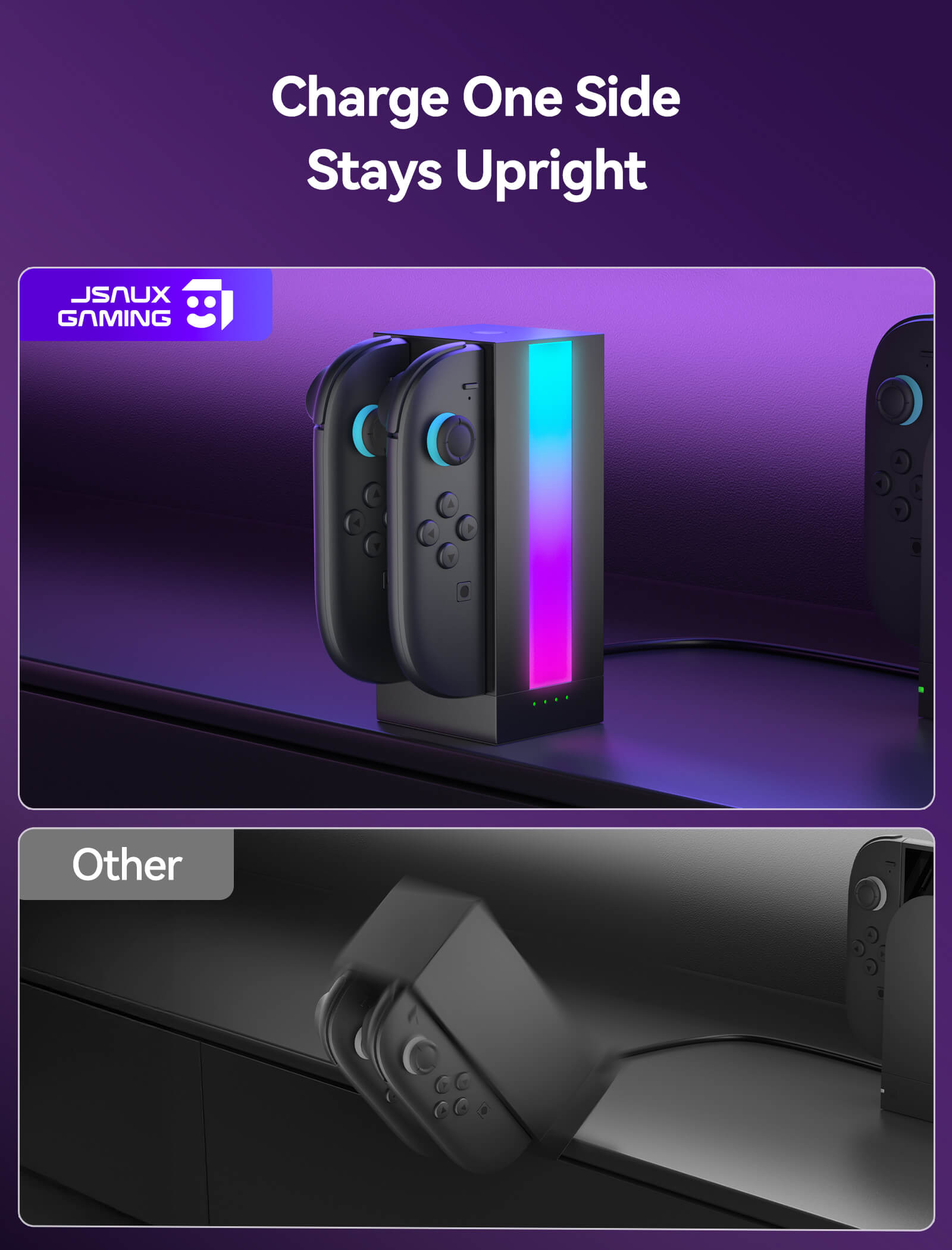 EnergyFlow Joy-Con Charging Dock for Switch 2