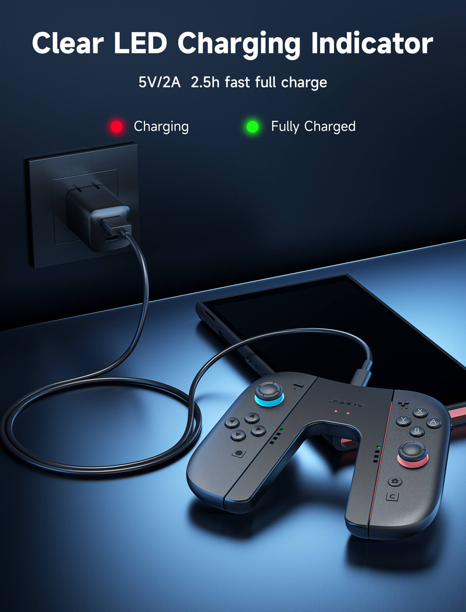 JoyVerse Joy-Con Switch 2 充电手柄