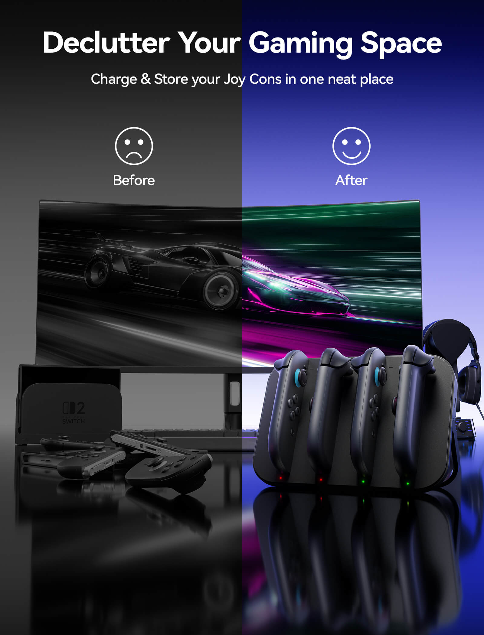 Joy-Con Charging Station for Switch 2