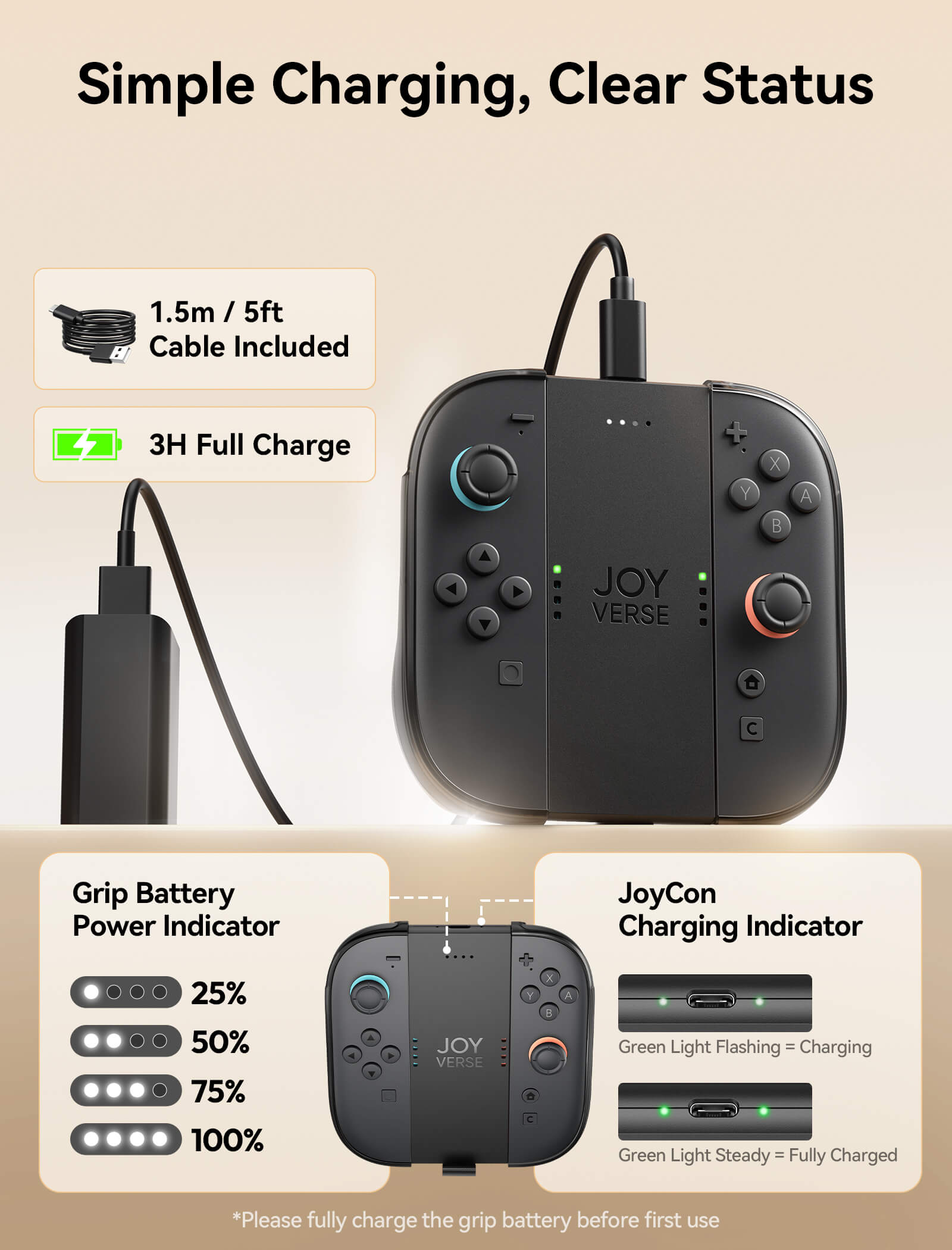 Joy-Con オールアラウンド - Switch 2用グリップケースとトラベルカバー