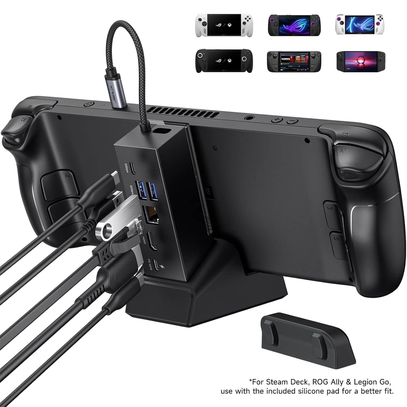 #style_black dock & 100w charger set