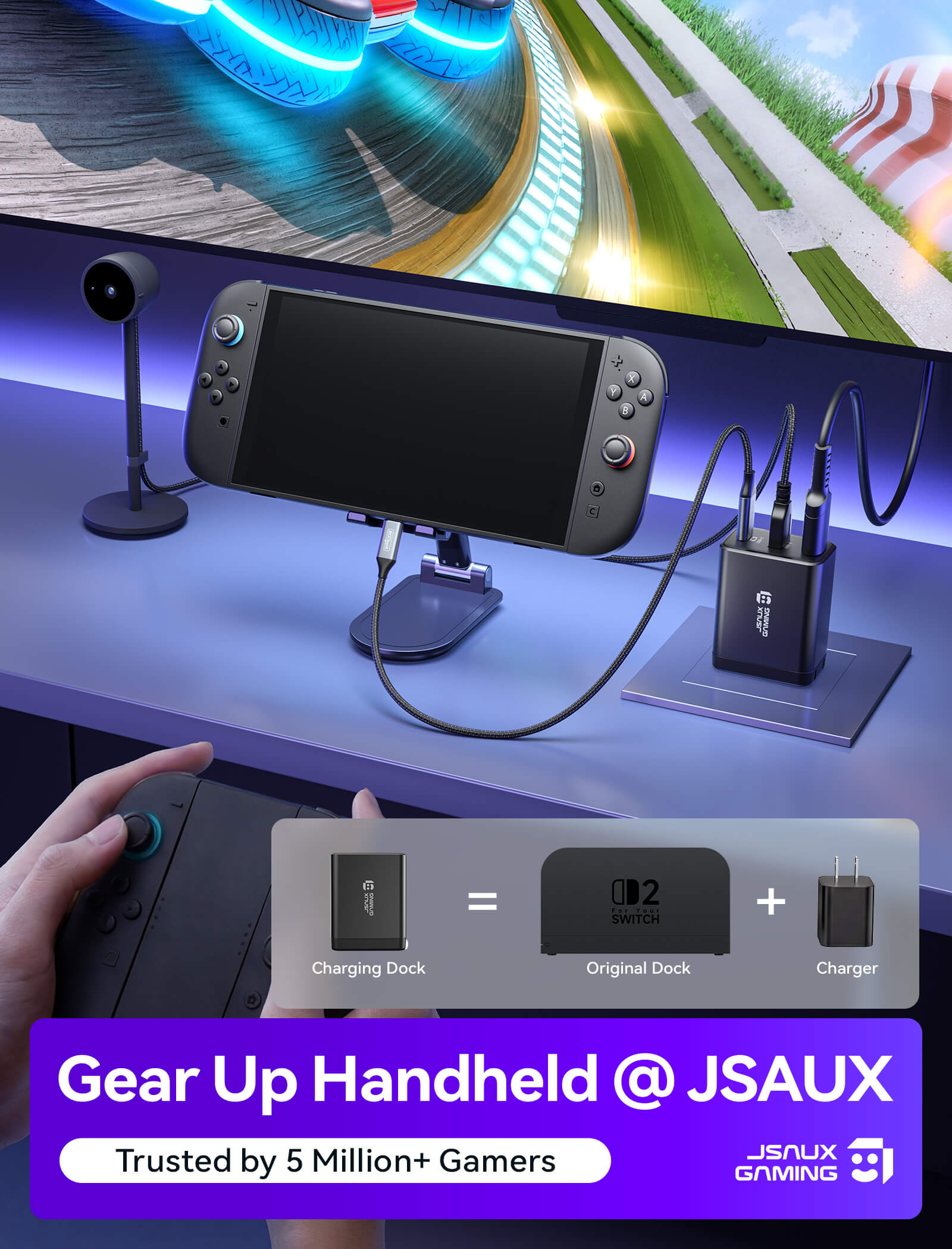 OmniCentro Charger Dock for Switch 2