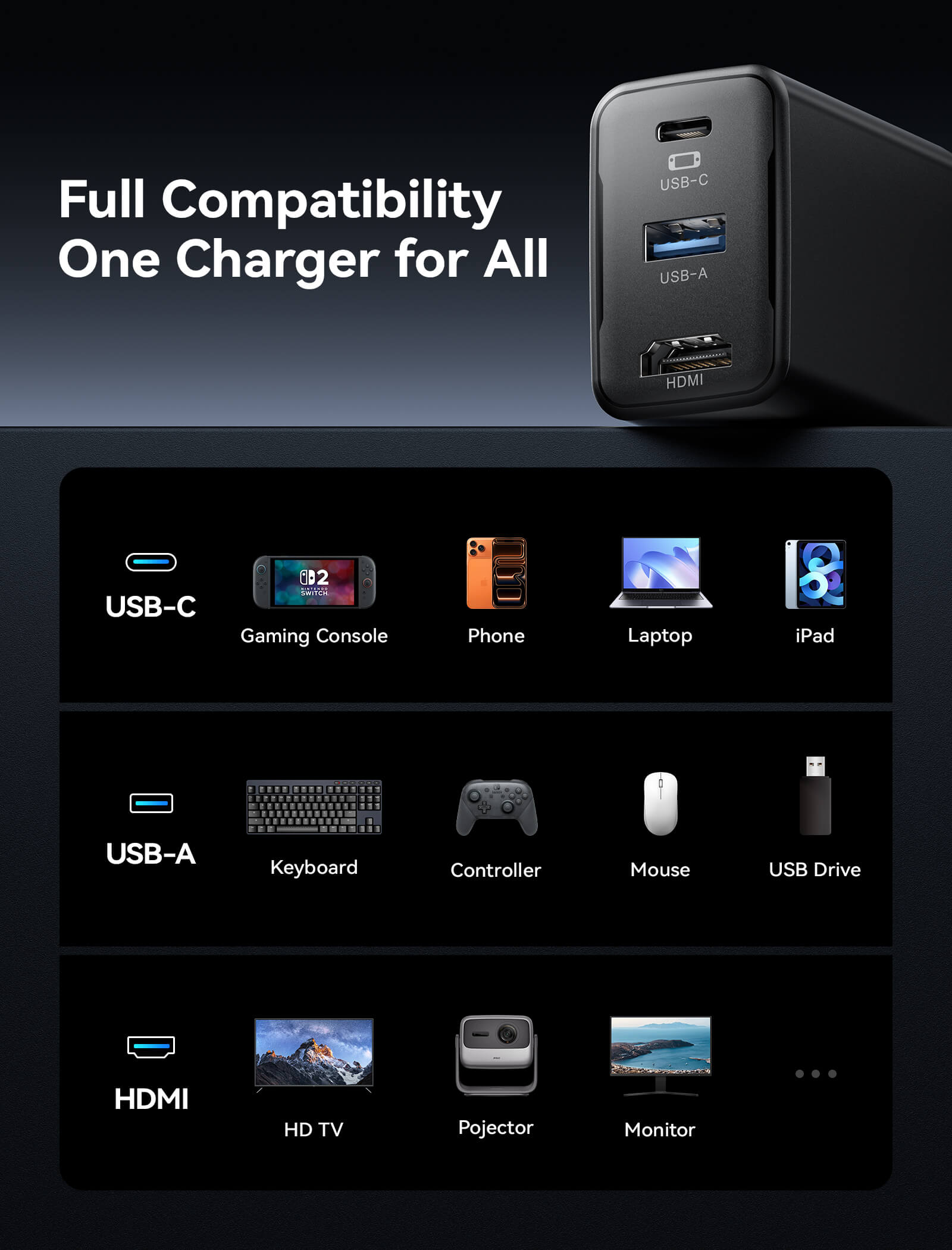 OmniCentro Charger Dock for Switch 2