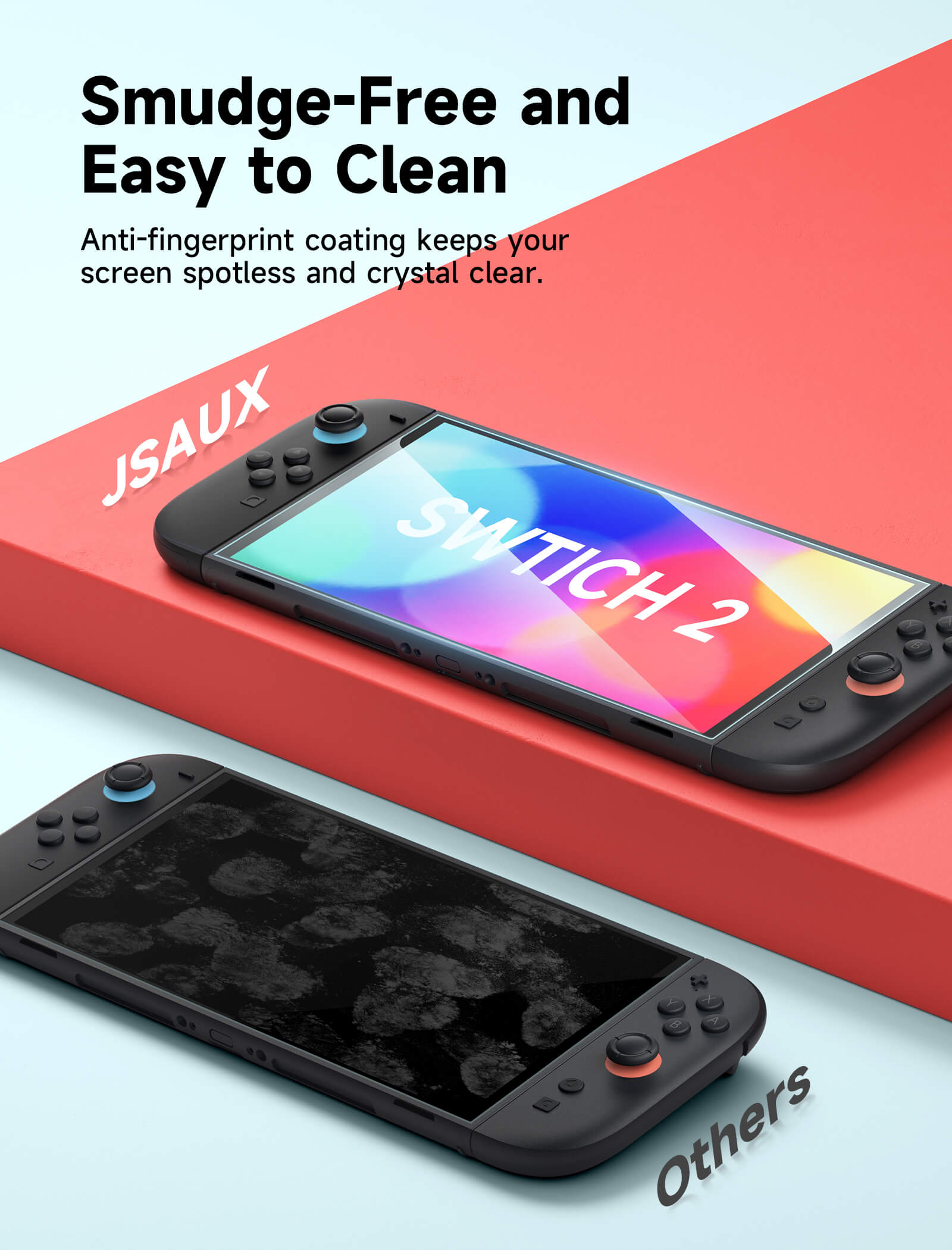 Switch 2 高清钢化玻璃屏幕保护膜
