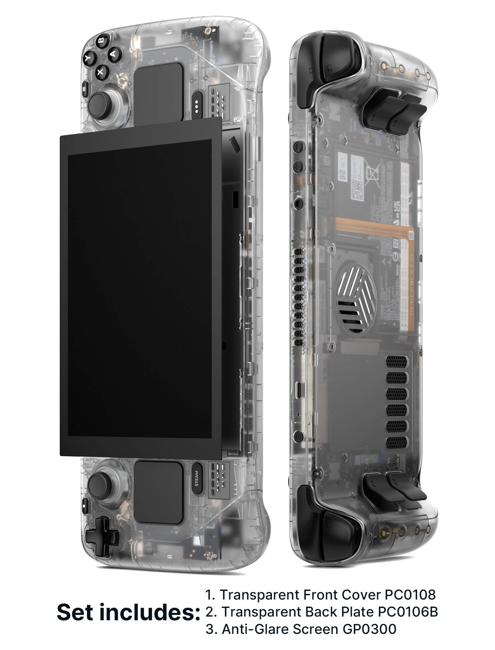 #size_front cover & back plate vents & anti-glare screen