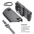 Steam Deck ModCase hub kit with travel cover and 11-in-1 dock #choose your extra_hub kit
