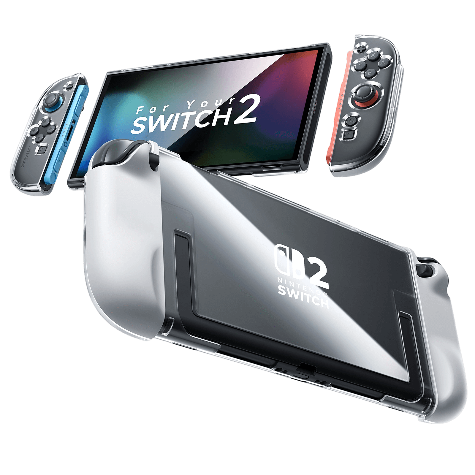 Switch 2用人間工学に基づいたフルカバーケースセット Switch 2用人間工学に基づいたフルカバーケースセット