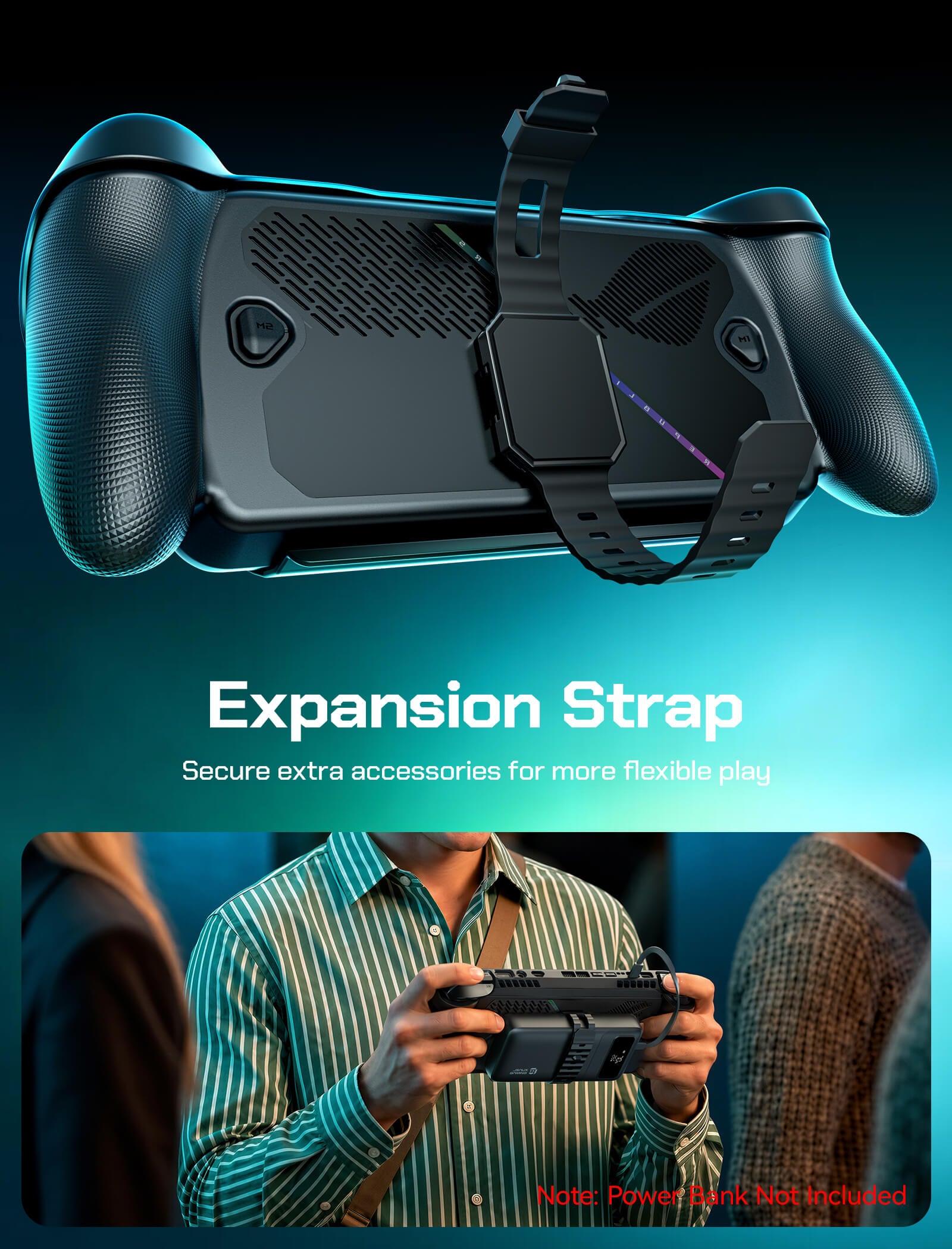 Expansion strap graphic for ROG Xbox Ally and ROG Xbox Ally X power bank kit #style_rog xbox ally/x | power bank kit
