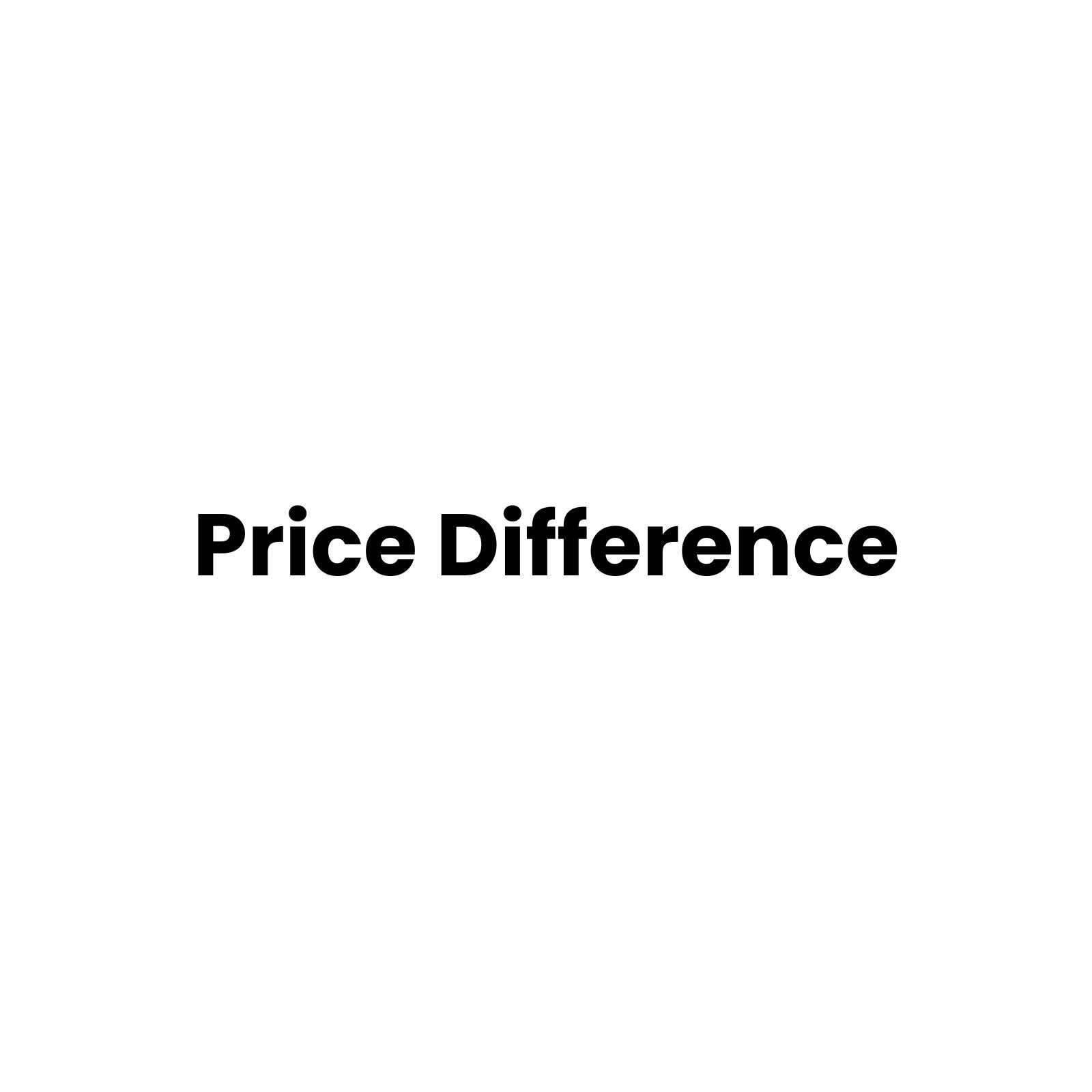 Price Difference