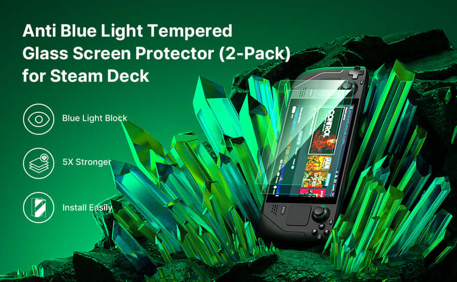 Anti-Blue Light Screen Protector for Steam Deck