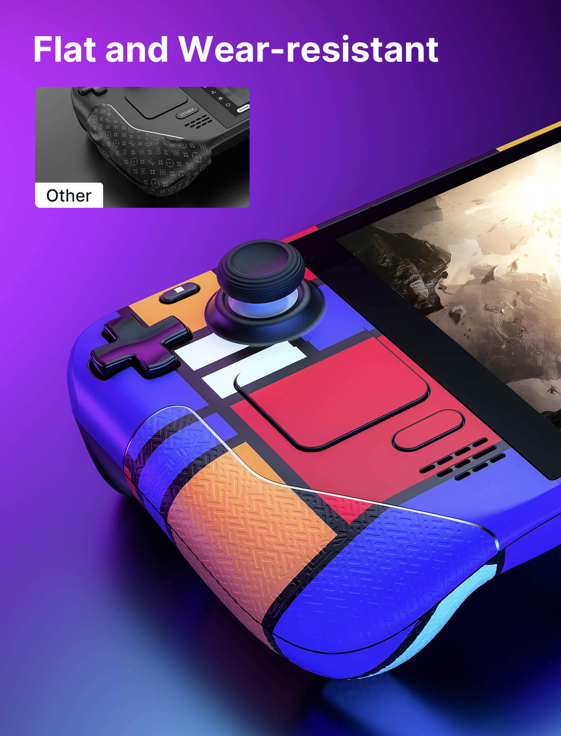 Full Set Protective Skin for Steam Deck#style_mondrian