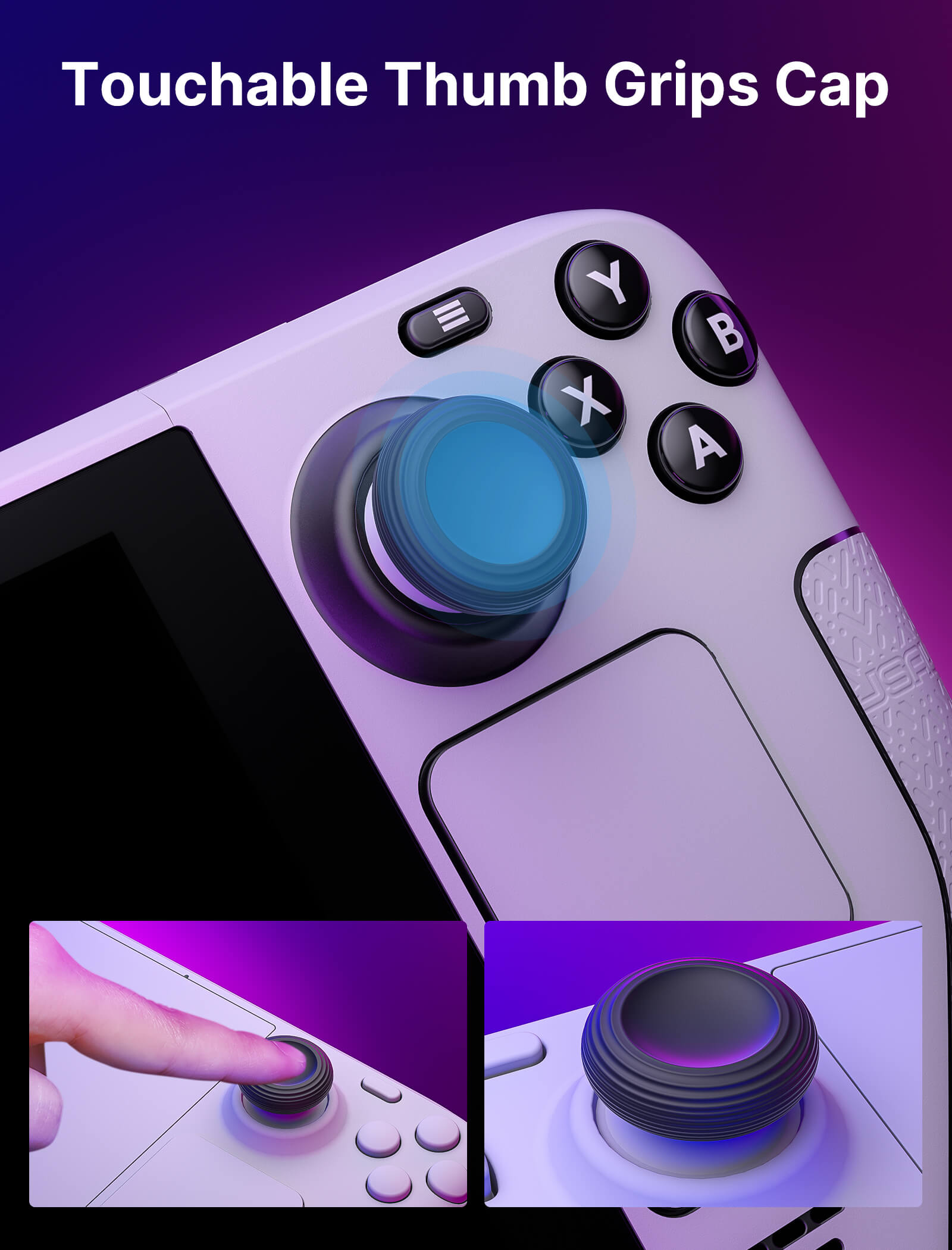 Full Set Protective Skin for Steam Deck#style_ice blast